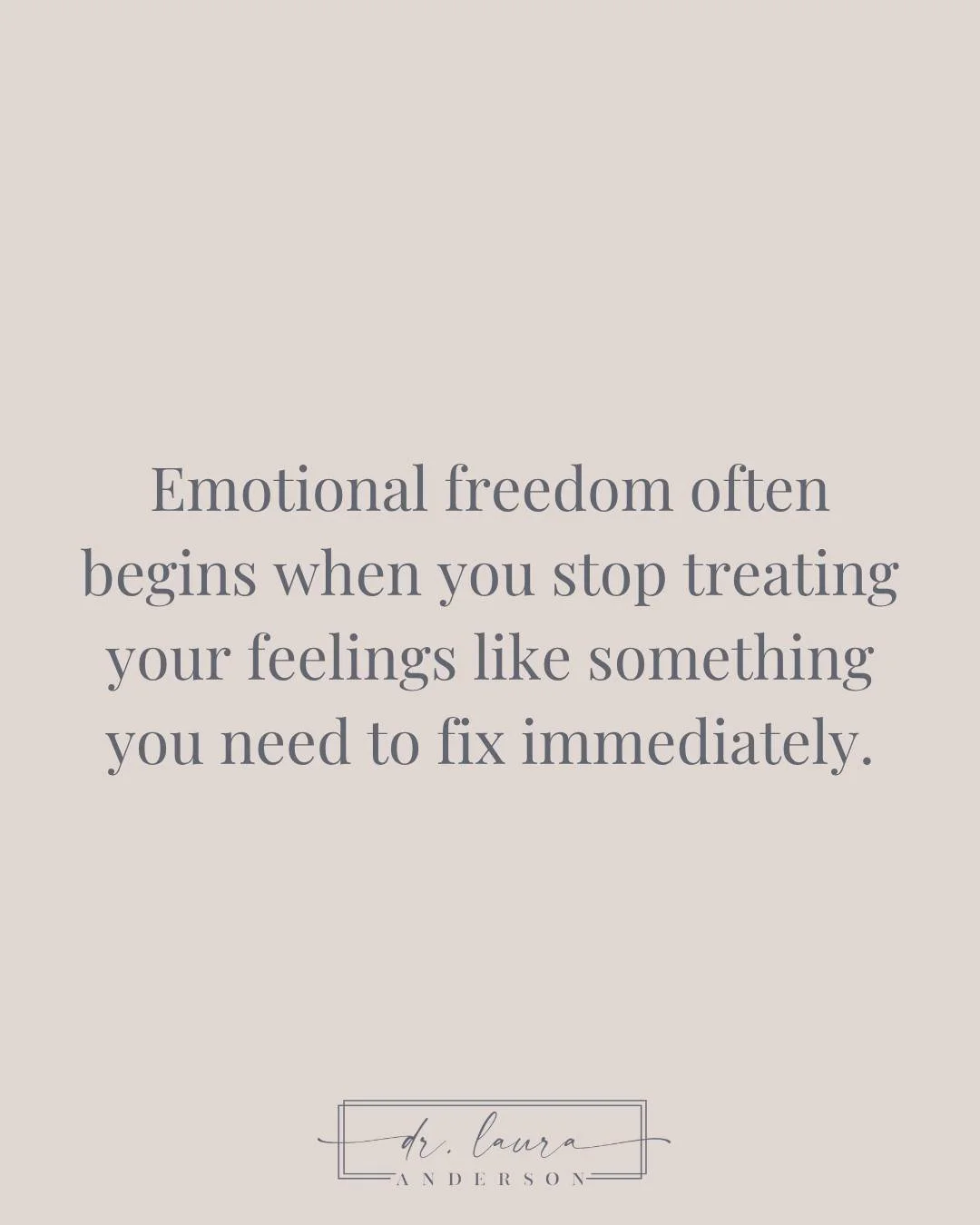 Many people were never taught emotional freedom. They were taught emotional management&mdash;how to control, suppress, rationalize, or minimize feelings in order to stay safe, accepted, or regulated within a system.

Emotional freedom can look like:
