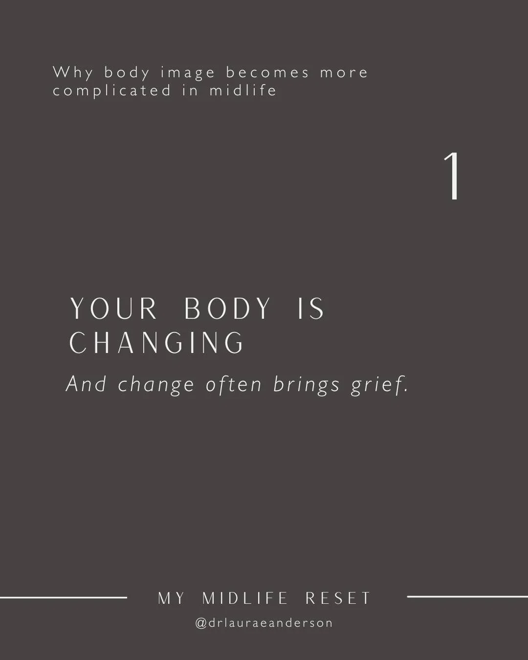 Most conversations about body image focus on appearance. But in midlife I think that the body image conversation goes deeper&ndash;into a more relational territory. Body image becomes more about trust and respect; it&rsquo;s about compassion, expecta