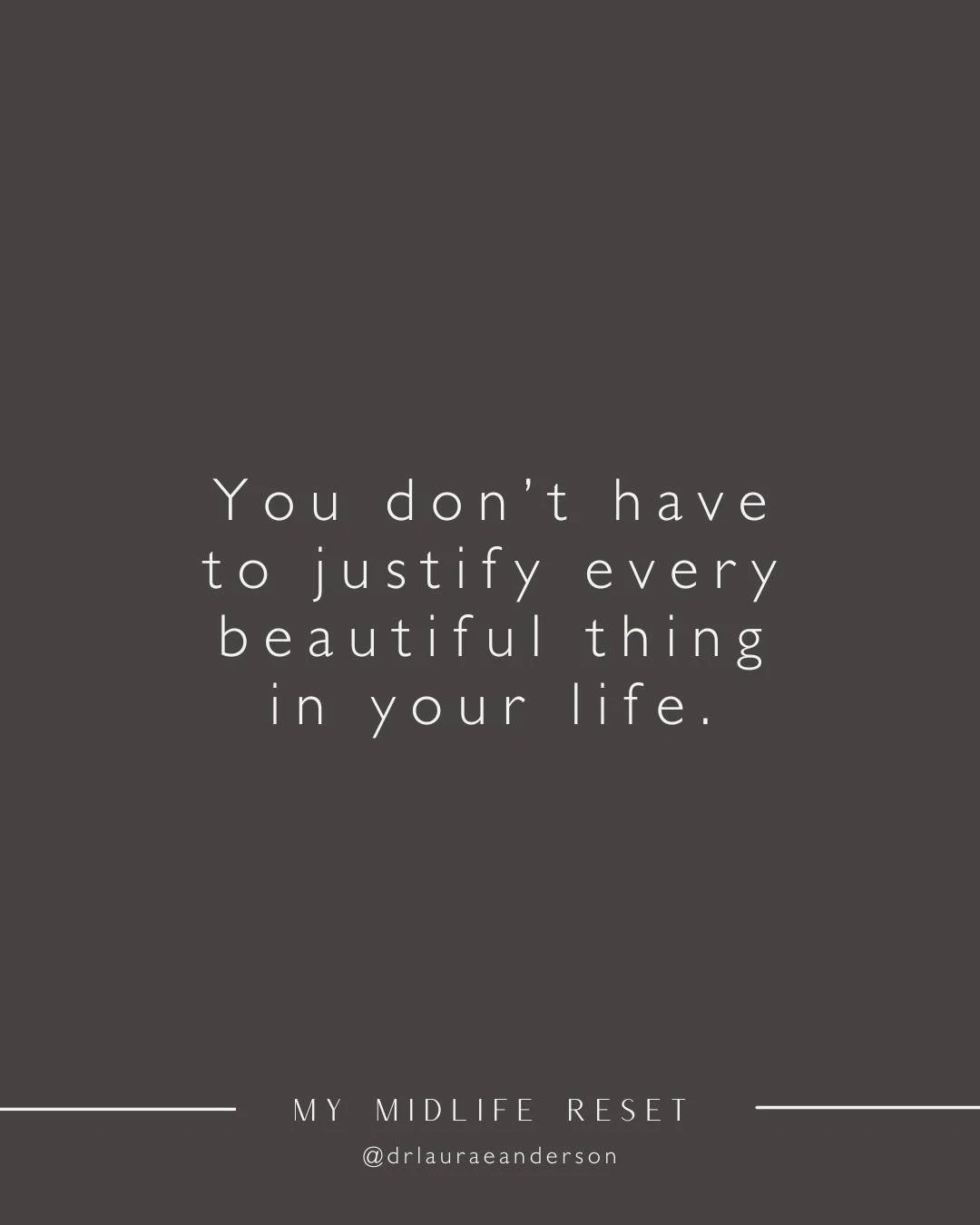 One of the things I&rsquo;ve noticed about women is how often we explain our joy. 
It&rsquo;s this weird need to justify or defend it.

We have to make our joy productive.

For instance&hellip;if we take a class, it should help our career. If we exer