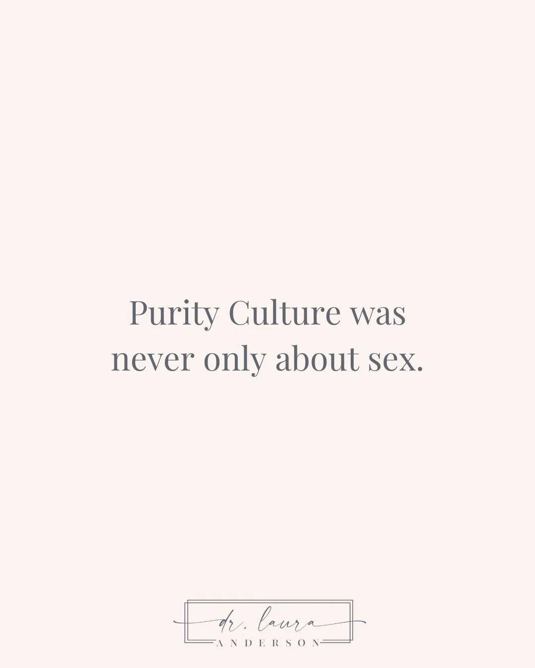 When we talk about purity culture, we often mean the abstinence movement of the 1990s and 2000s: purity pledges, modesty rules, &ldquo;true love waits,&rdquo; and the promise that saving sex for marriage would protect us from harm. And yes, that was 