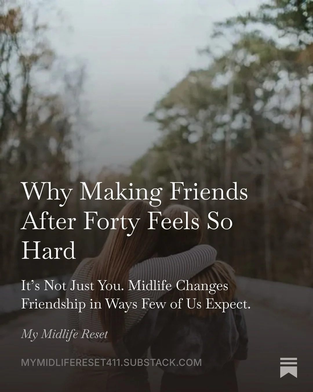 Many women enter midlife assuming they&rsquo;ll simply keep the friendships they&rsquo;ve always had. Instead, they often discover that this season reshapes not only who they&rsquo;re becoming&mdash;but who they&rsquo;re able to walk alongside.

Read