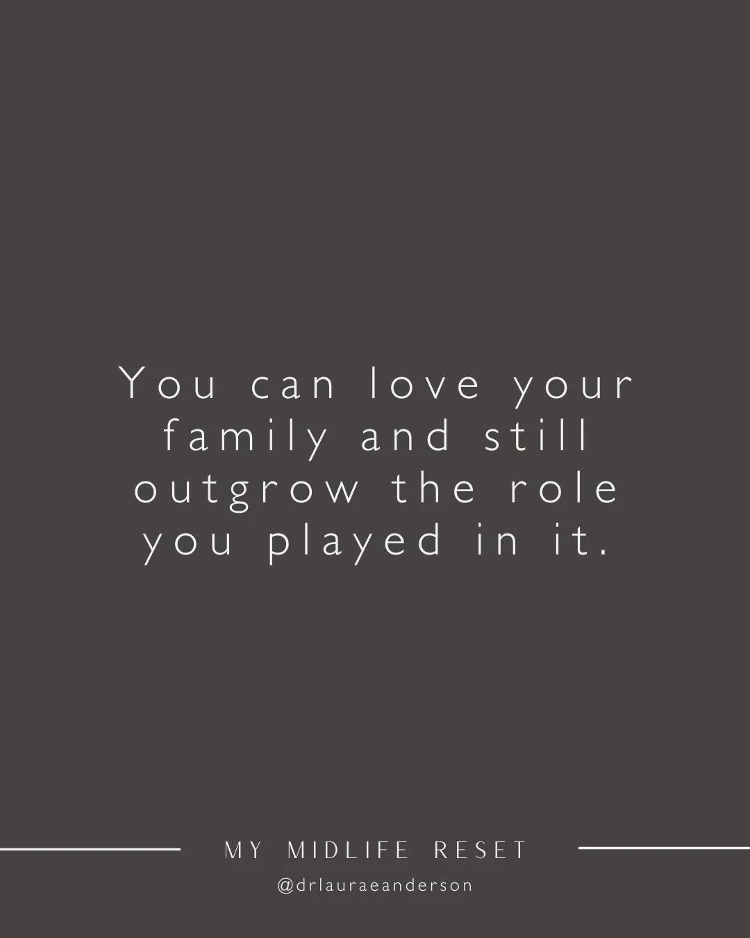 I think a myth about family is that love and self-abandonment are the same thing.

Many women were taught&mdash;directly or indirectly&mdash;that being a good daughter, sister, partner, or mother meant being endlessly available. We always had to be u