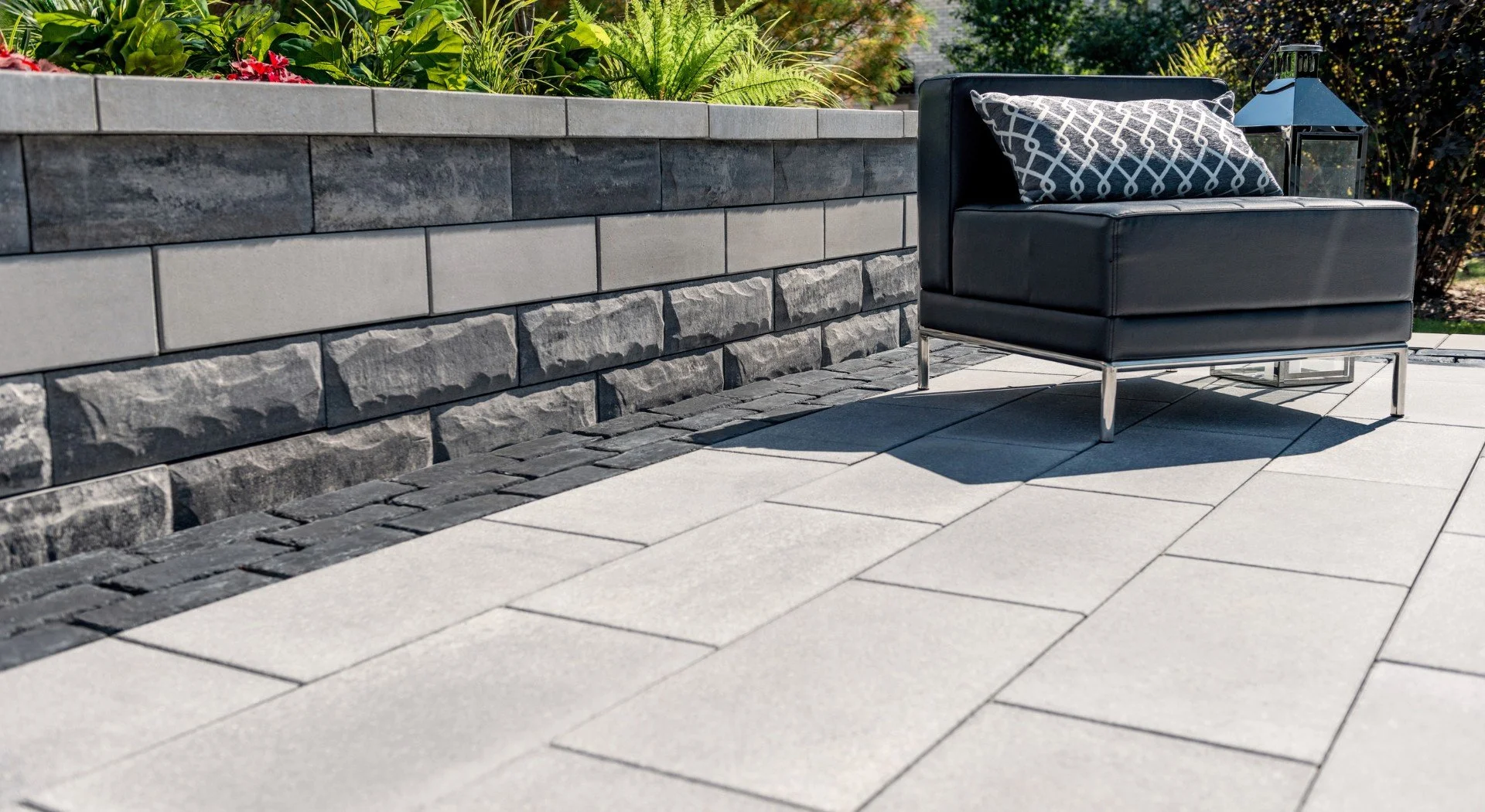 Landscape Design, Inground Pool, Unilock Paver Patio, Pergola in West