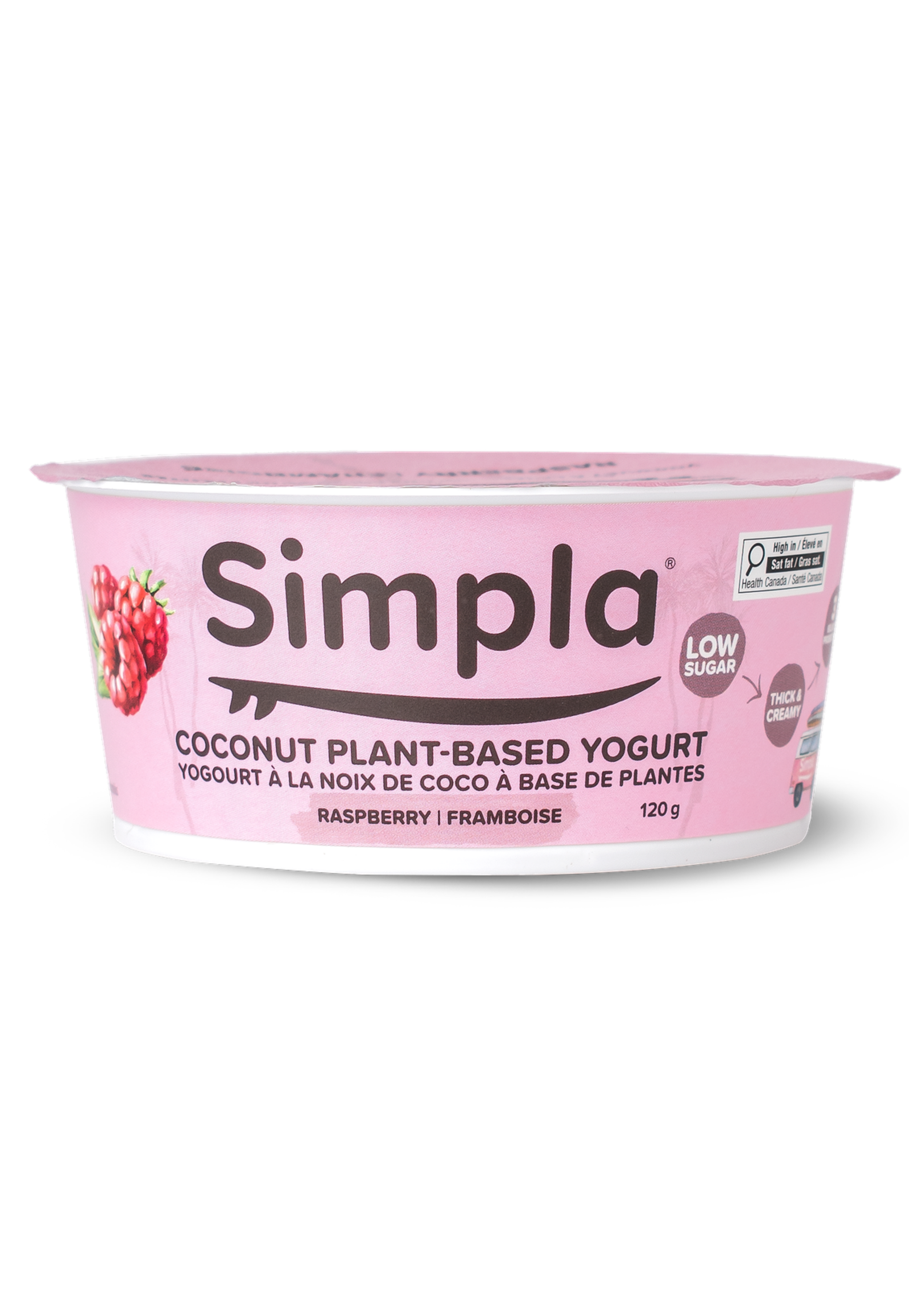 Simpla Foods yogurt cup clean ingredients, fermented 14 hours for gut health