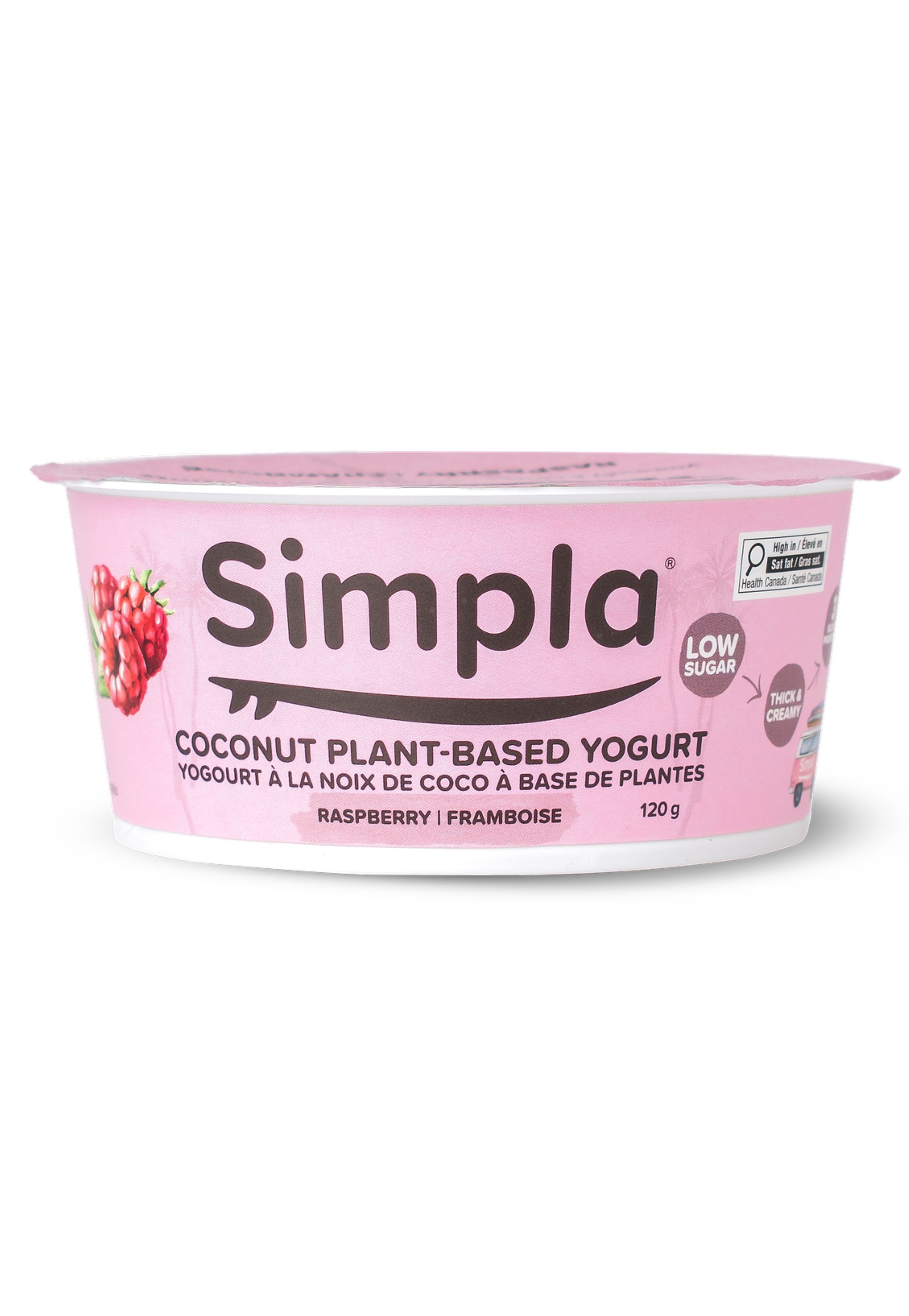 Simpla Foods yogurt cup clean ingredients, fermented 14 hours for gut health