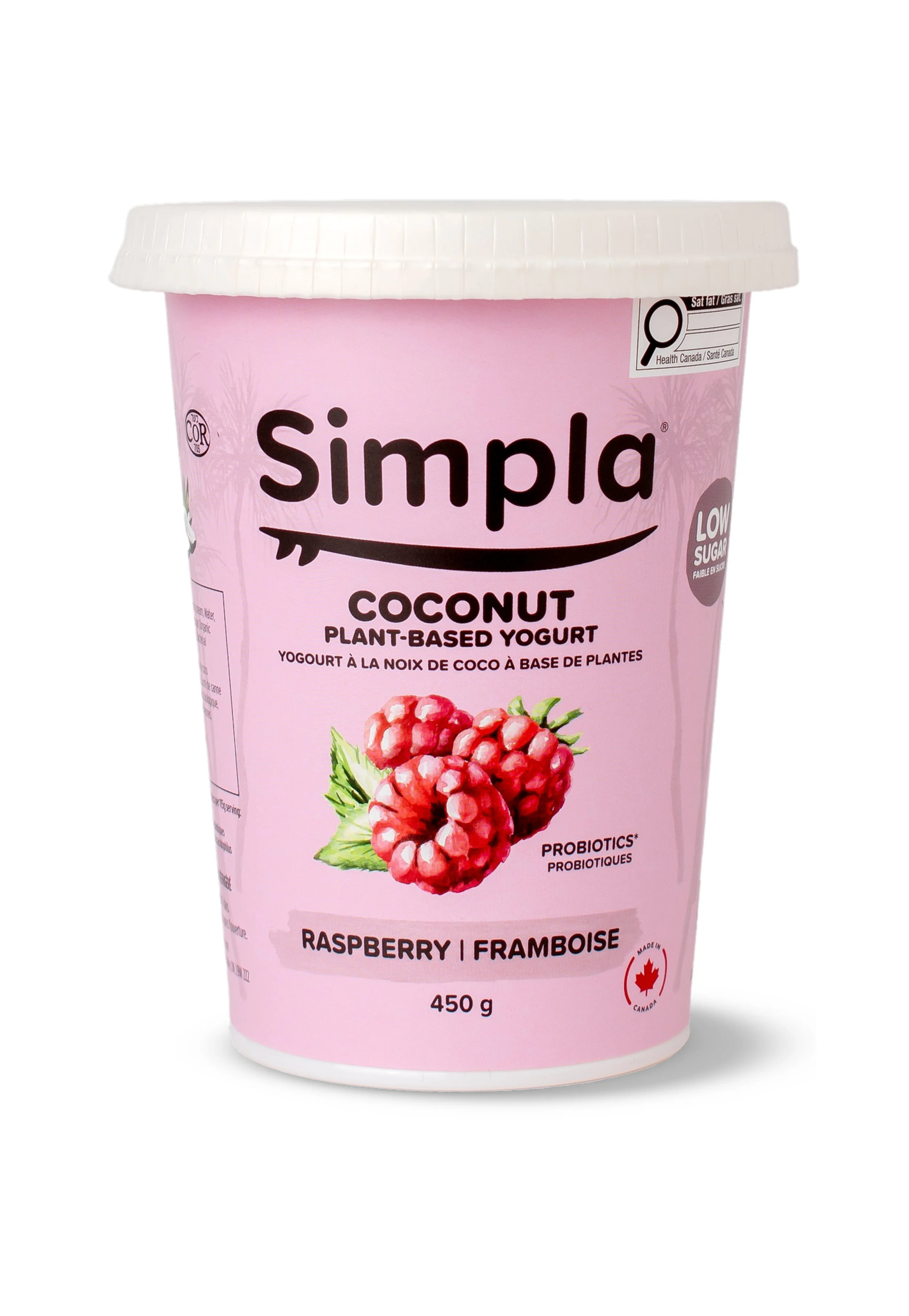 Simpla Foods Coconut Yogurt organic dairy-free probiotic yogurt made in Canada