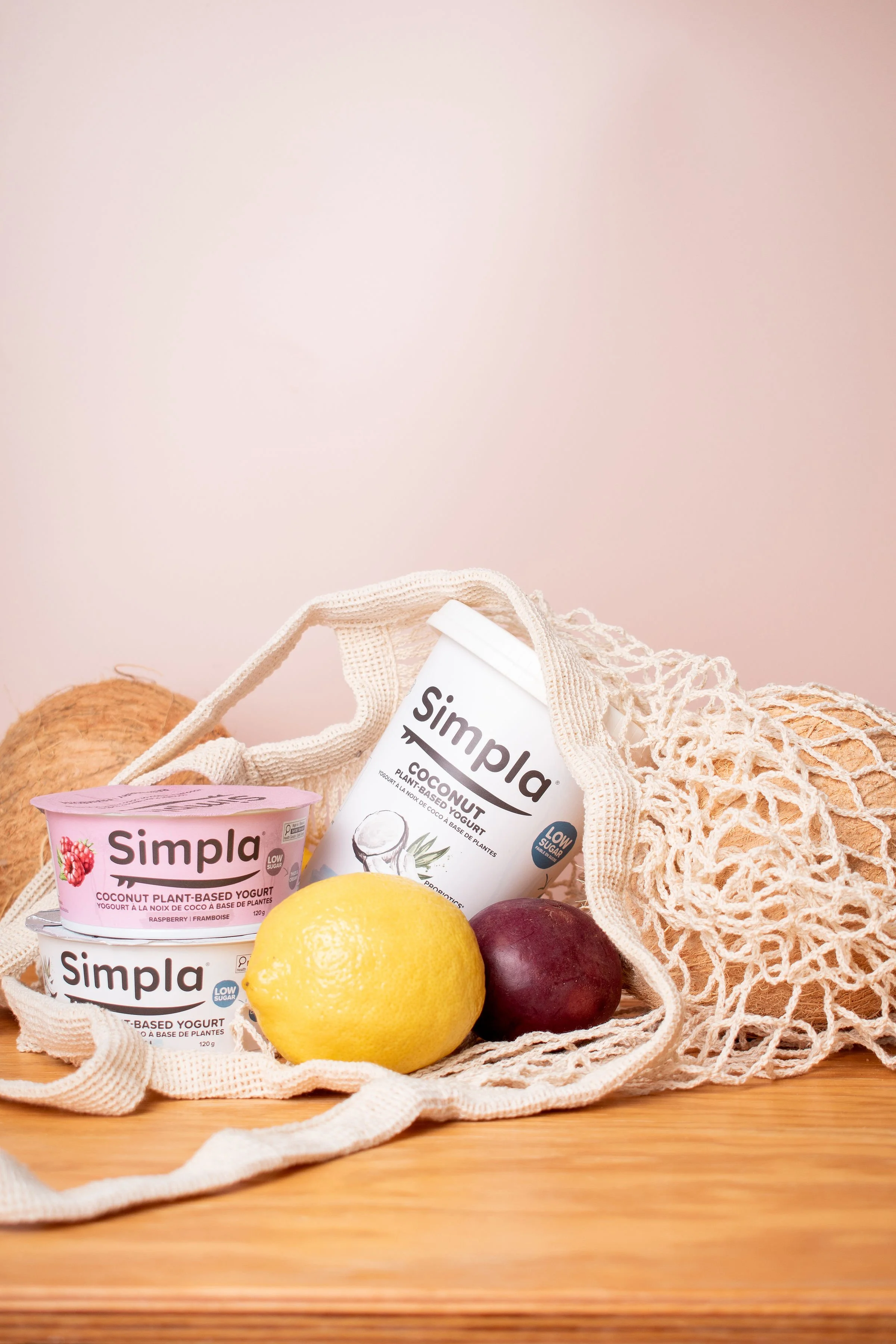 Simpla coconut yogurt made with simple ingredients. Thick, creamy dairy-free yogurt fermented with live probiotic cultures in Canada.