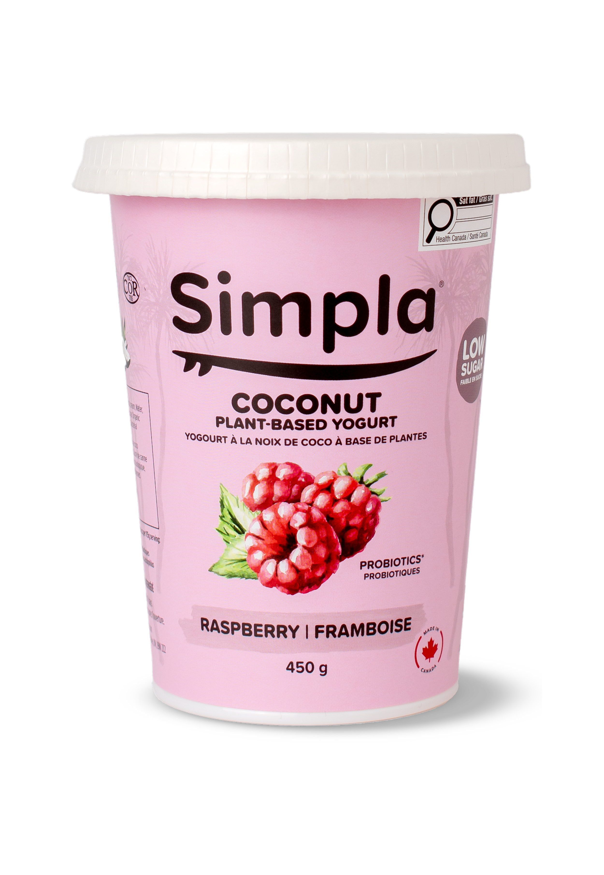 Simpla Foods Coconut Yogurt organic dairy-free probiotic yogurt made in Canada
