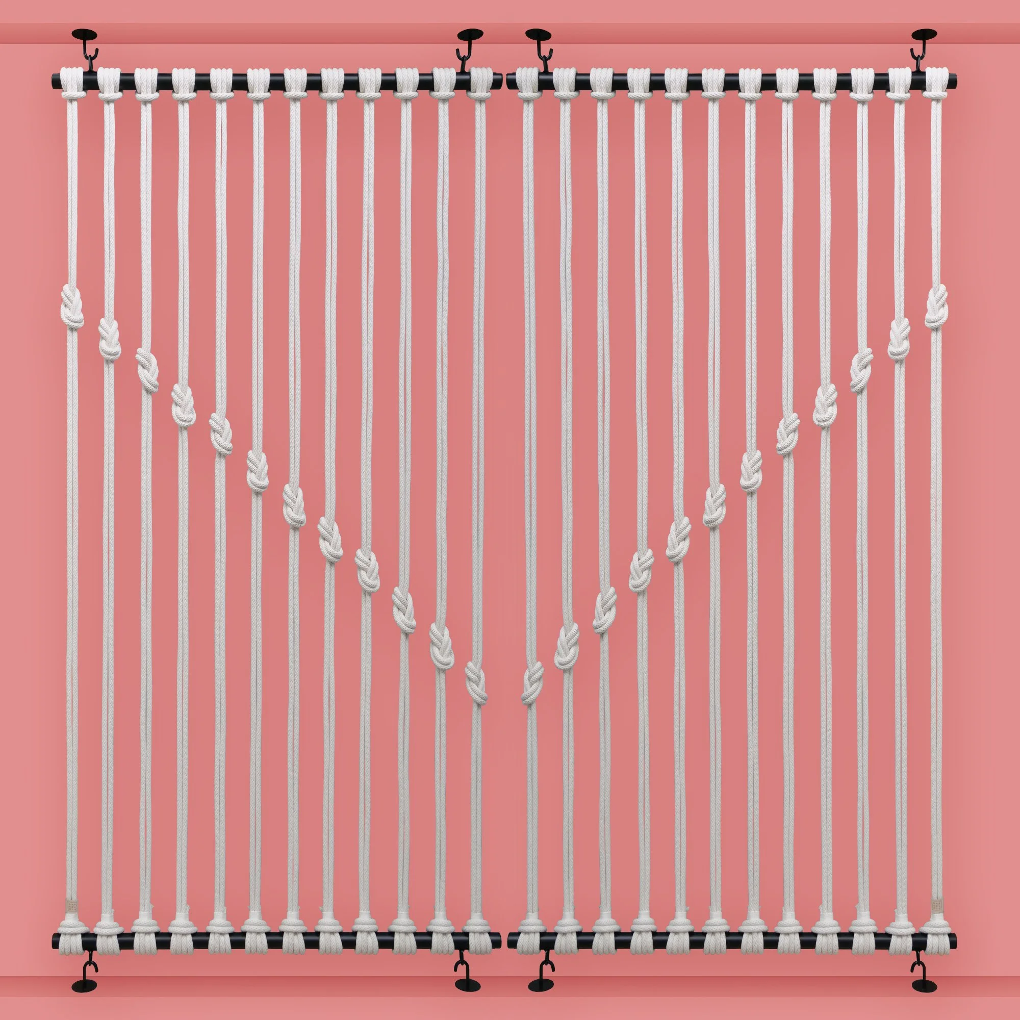 SHOP | Woven Rope Wall & Ceiling Panels | Rope Art Dividers