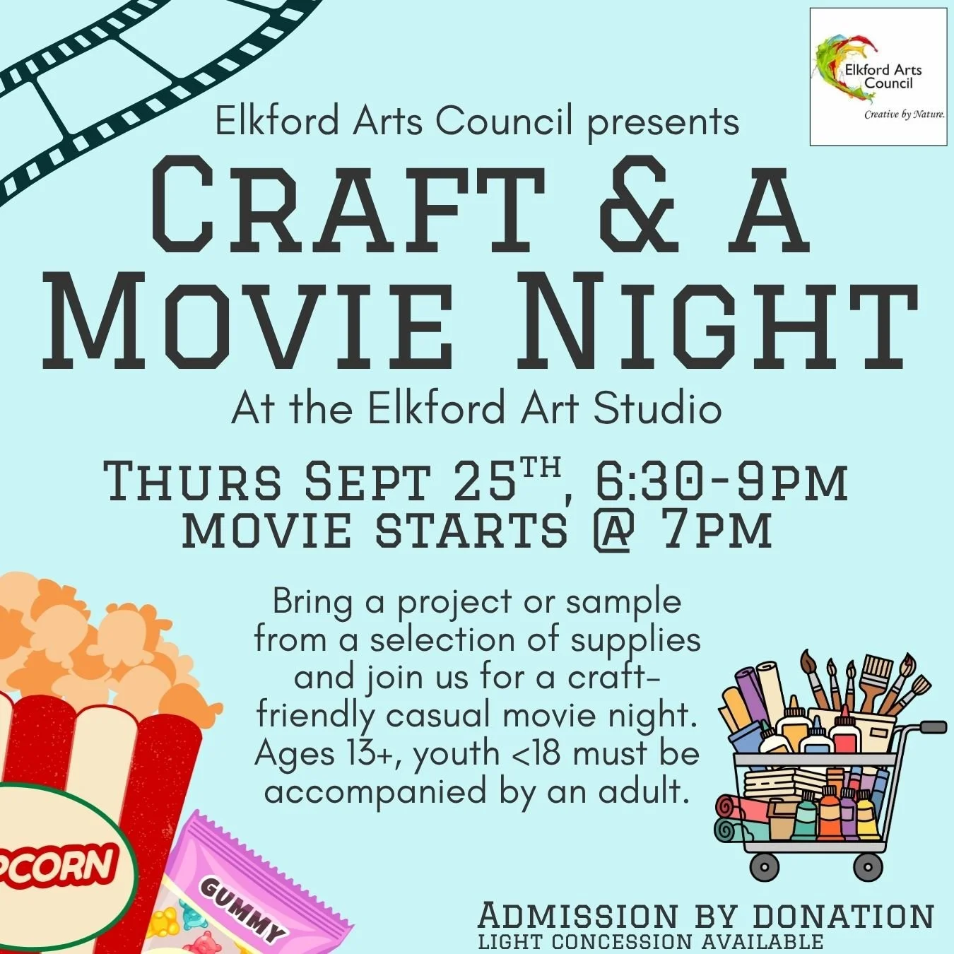 Craft & a Movie Night
