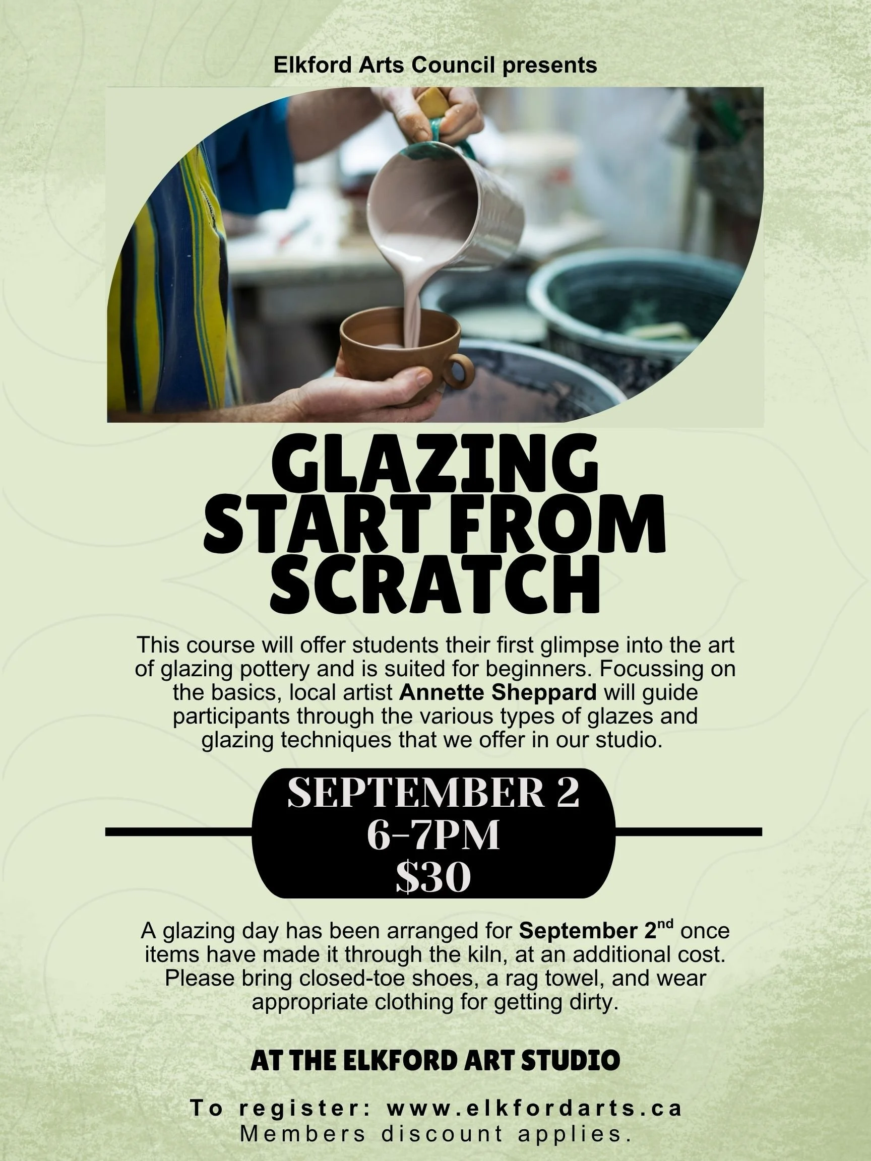 Glazing Pottery Start from Scratch