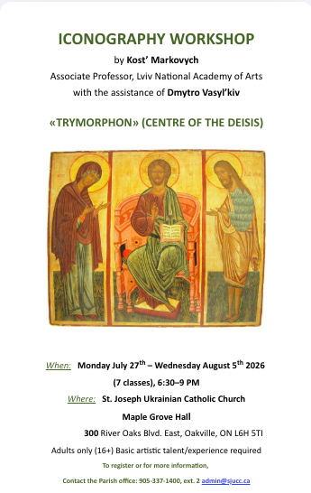  Iconography Masterclass with Kost' Markovych