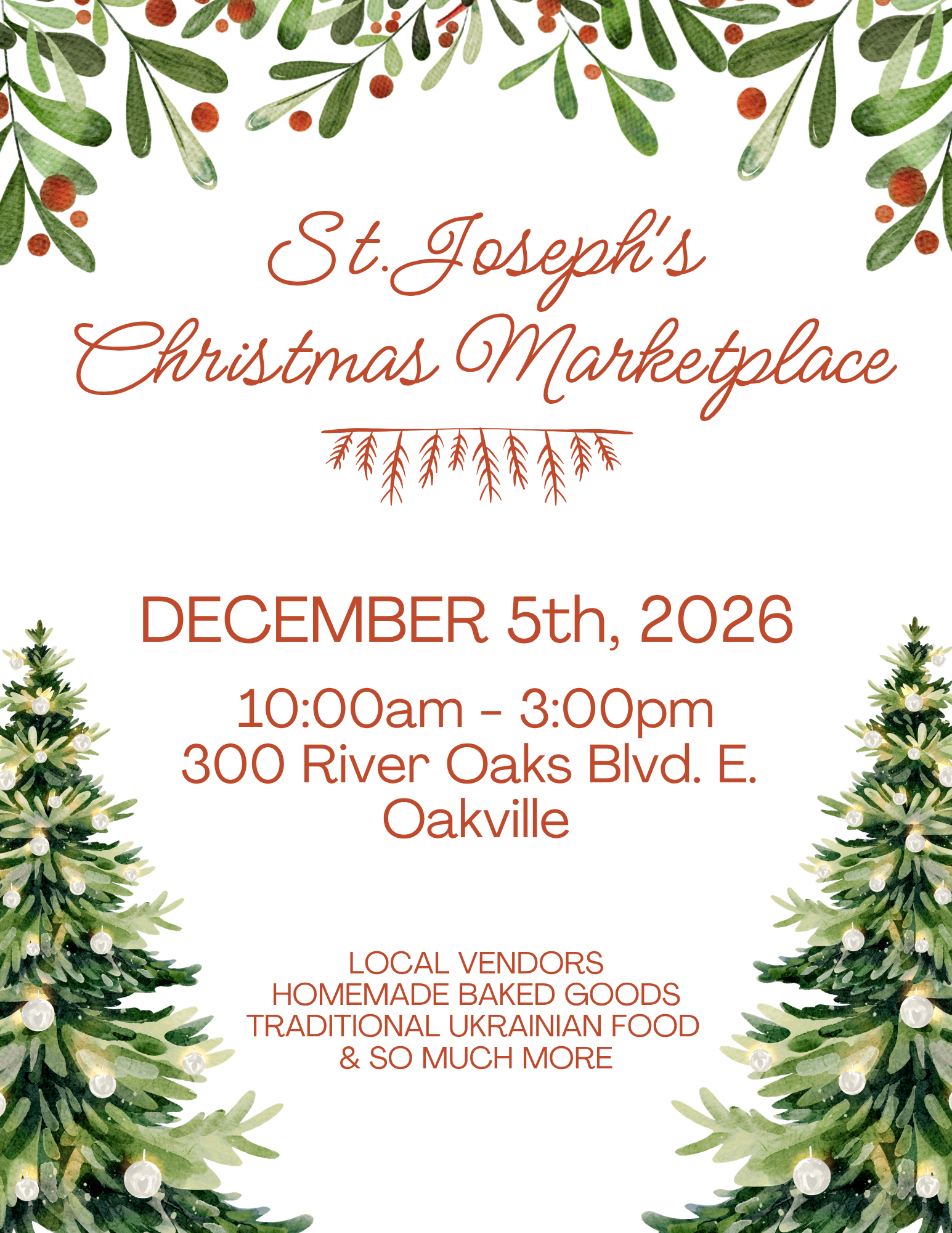 ST. JOSEPH’S ANNUAL CHRISTMAS MARKETPLACE