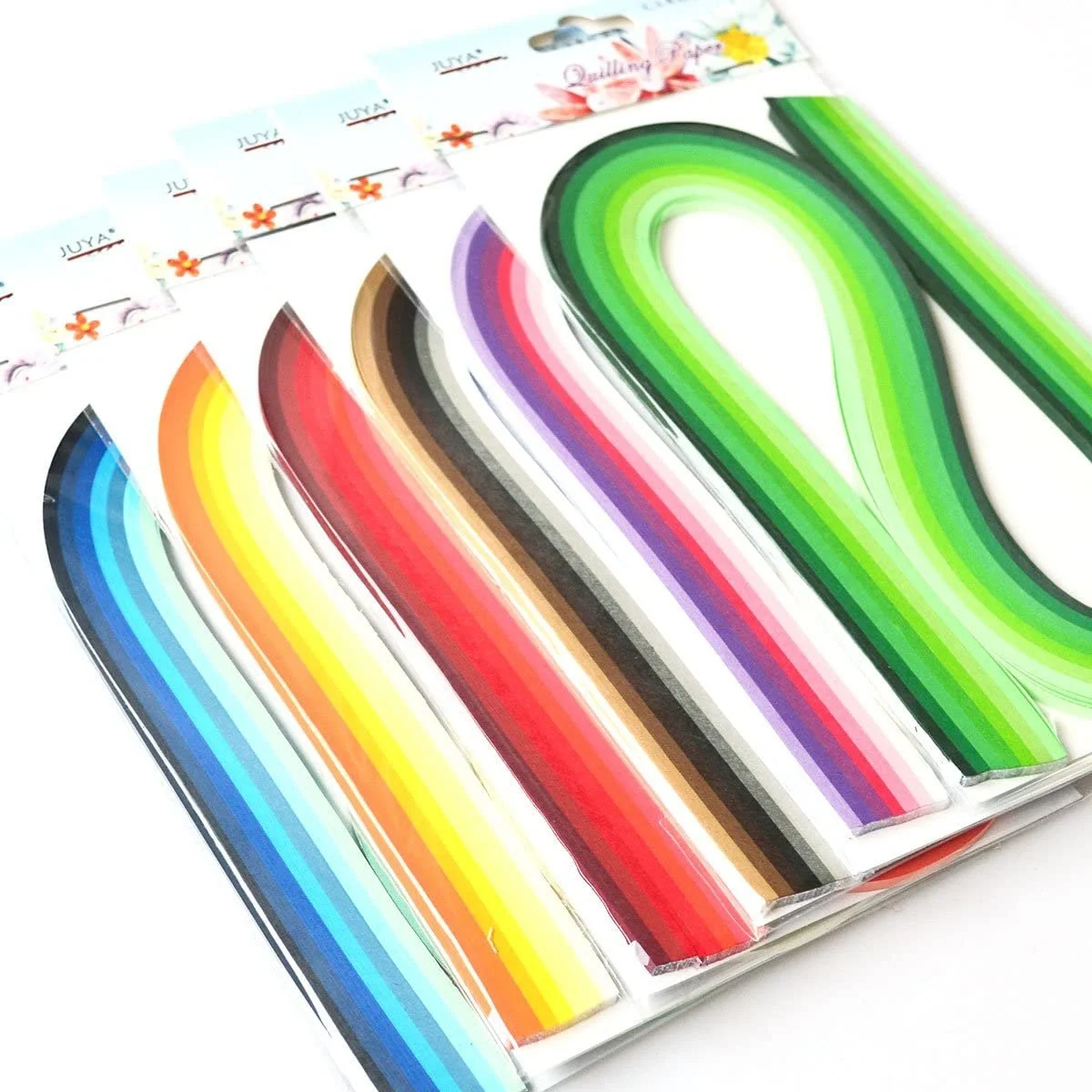 NATURALS mixed shades quilling paper strips — The Quirky Quillers