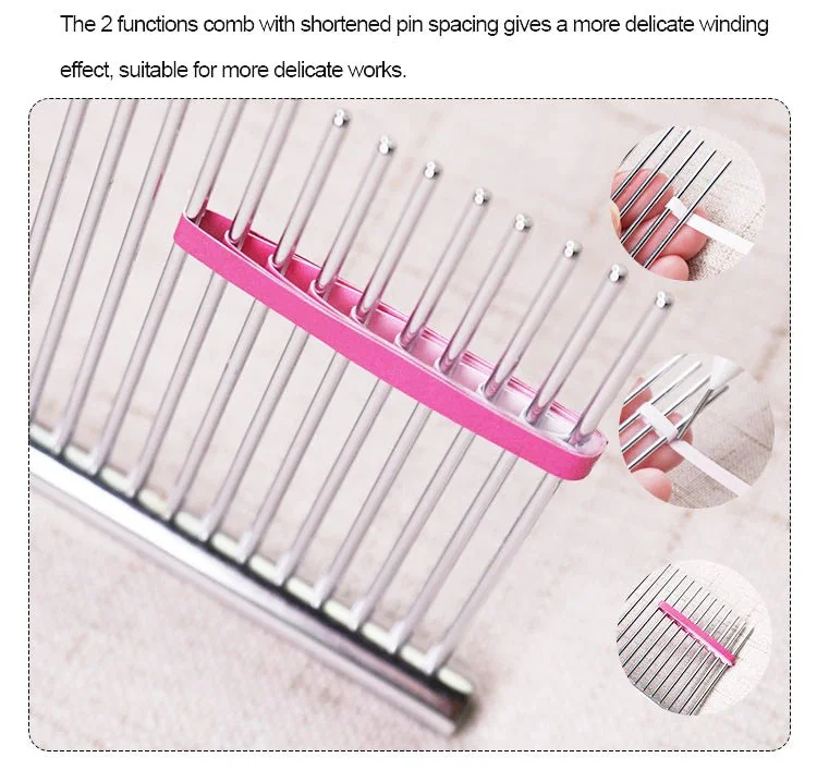 Quilling comb, wider & narrower teeth — The Quirky Quillers