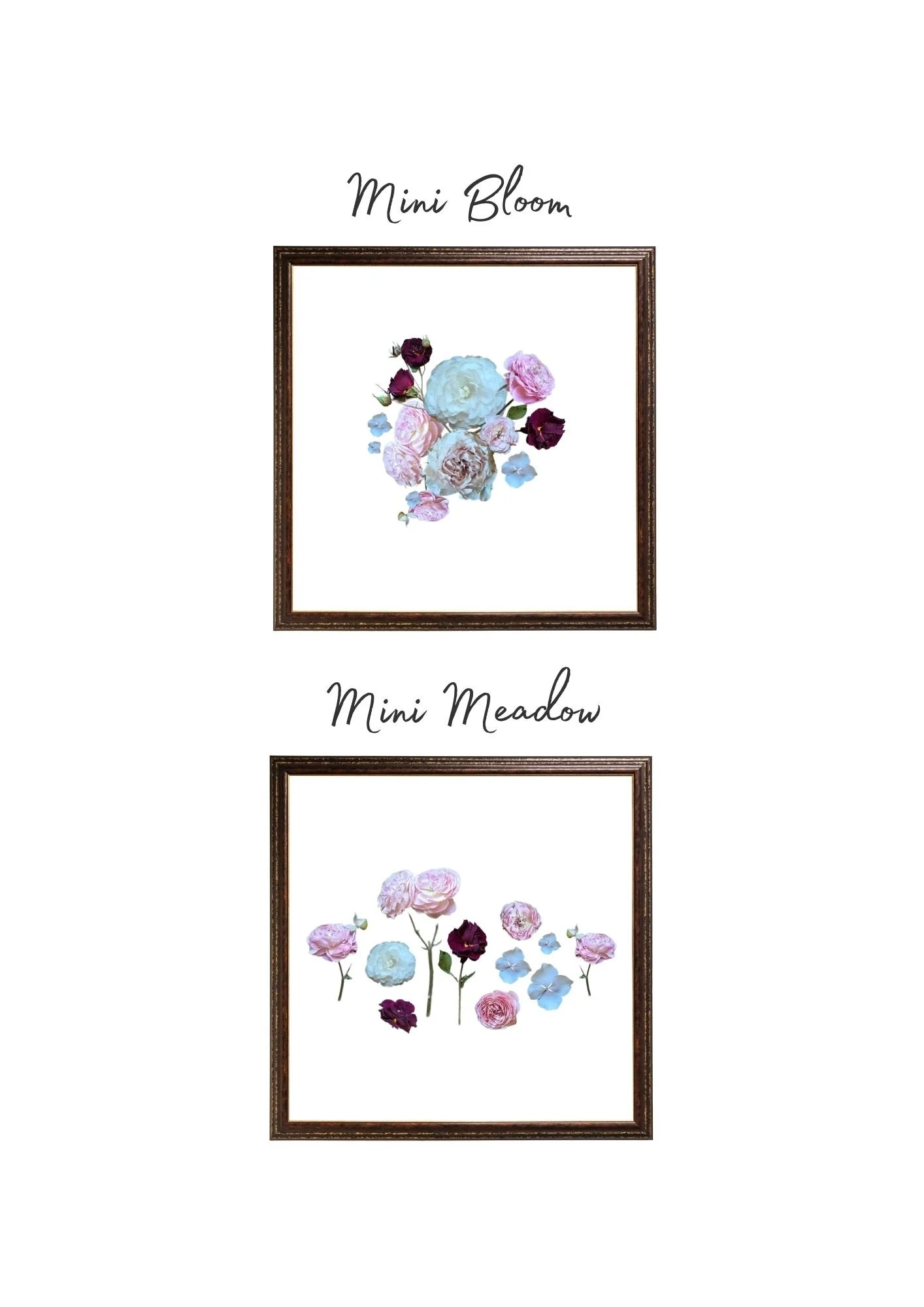 Wedding Floral Preservation ~ The Bloom Room ~ mini frames.jpg