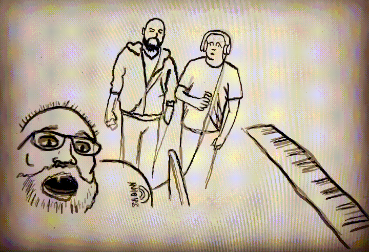Accurate recreation of a podcast episode recording.