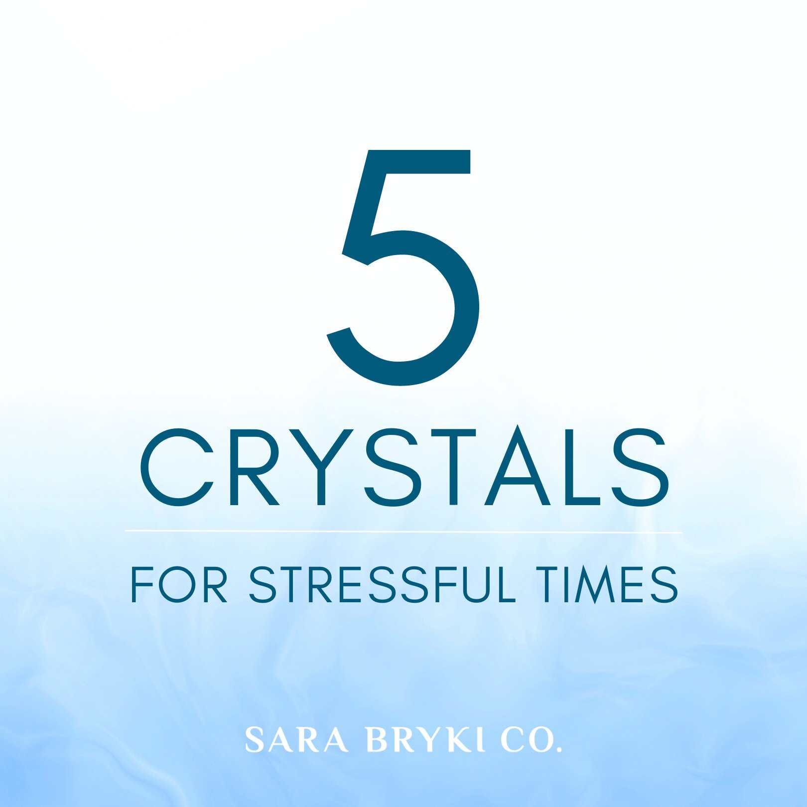 These are the top 5 crystals that I reach for when times get tough and I need some help keeping myself calm, cool, and collected. 🙌 

One of the most frequently asked questions I get is what crystals I recommend to help combat stress and soothe anxi