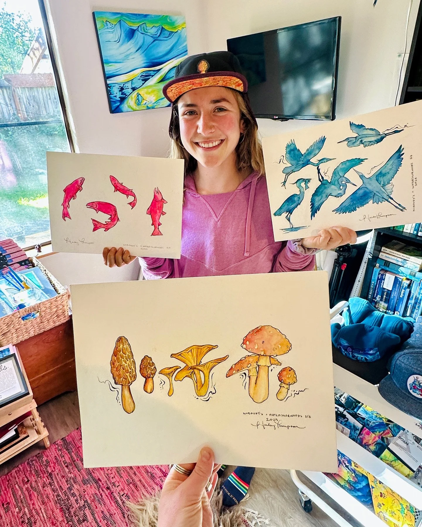 Nobdody&rsquo;s life update: we&rsquo;re in the homestretch of launching our first ever Artist collaboration. @watercolorwoods artwork on a natural rubber neoprene Soli featuring our favorite Alaskan organisms. 

Enjoy a sneak peak pre-release in lat