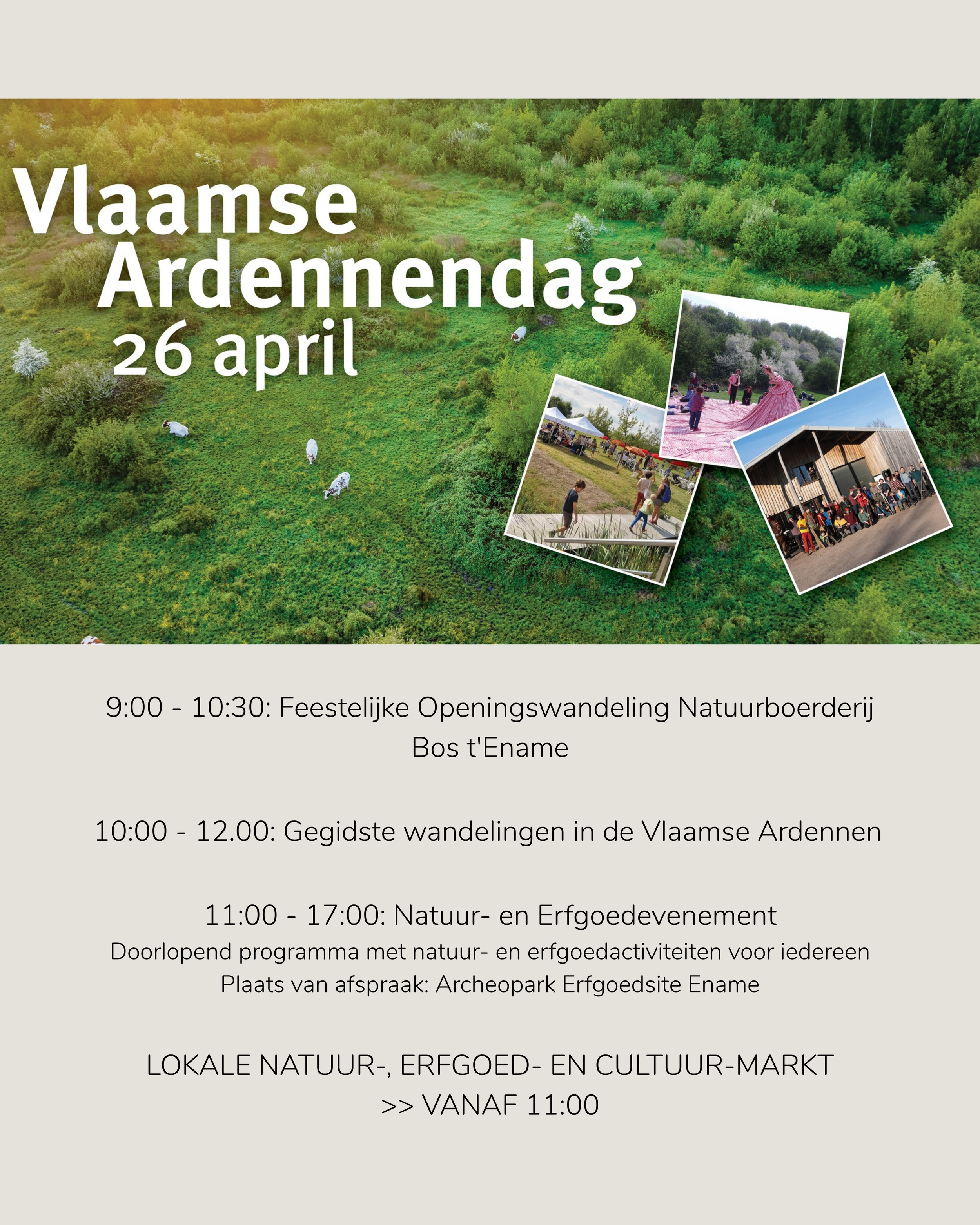 Lokale Natuur- en Cultuur-MARKT op de Vlaamse Ardennendag