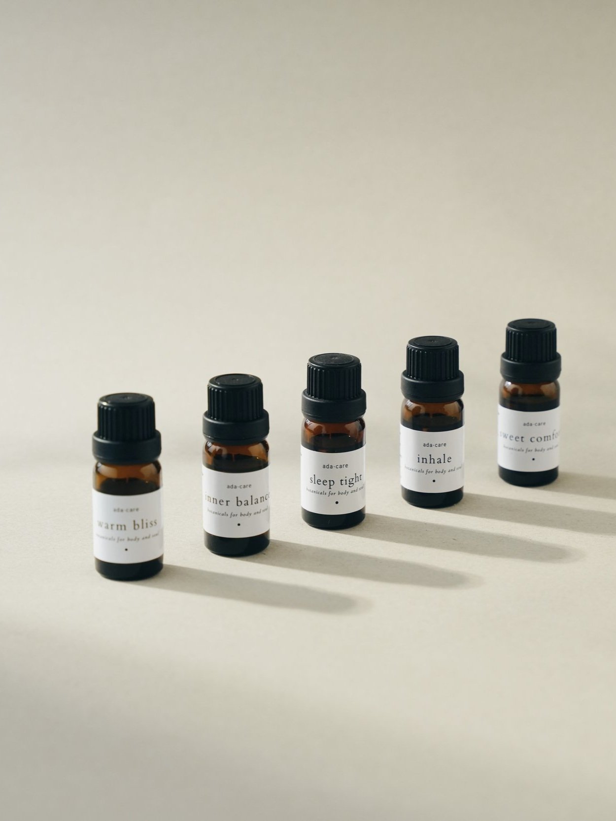 essentiële olie synergieën van adacare herborist sleep tight warm bliss inner balance inhale