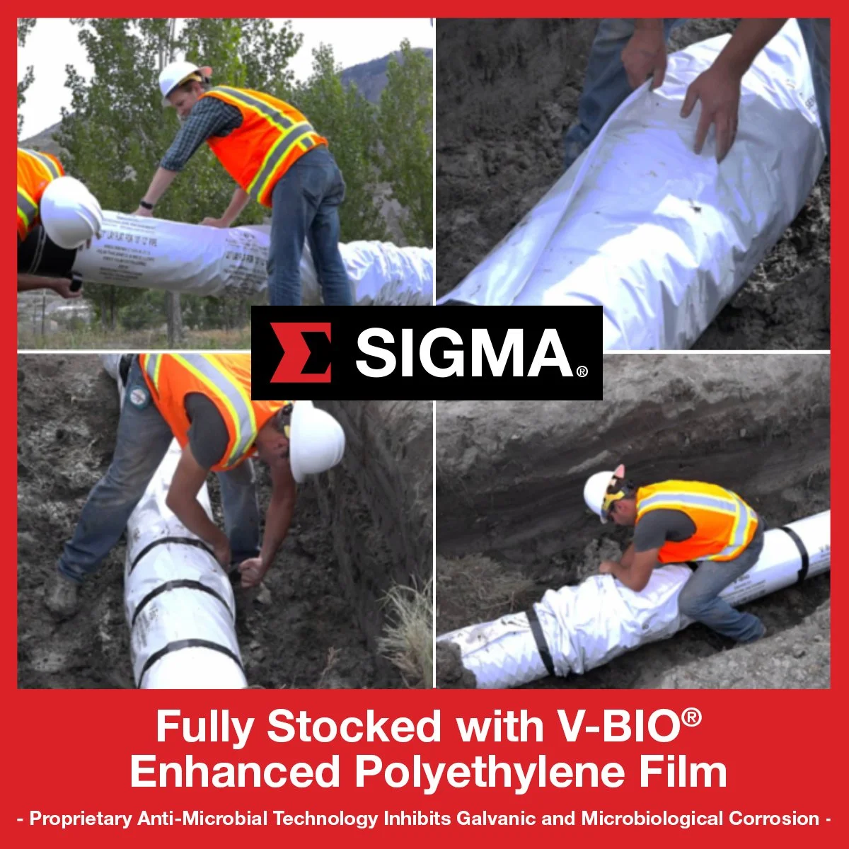 Fully Stocked with V-BIO® Enhanced Polyethylene Film