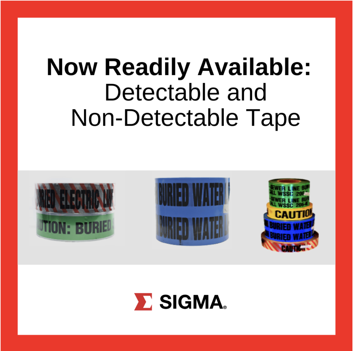 Now Readily Available: Detectable and Non-Detectable Tape