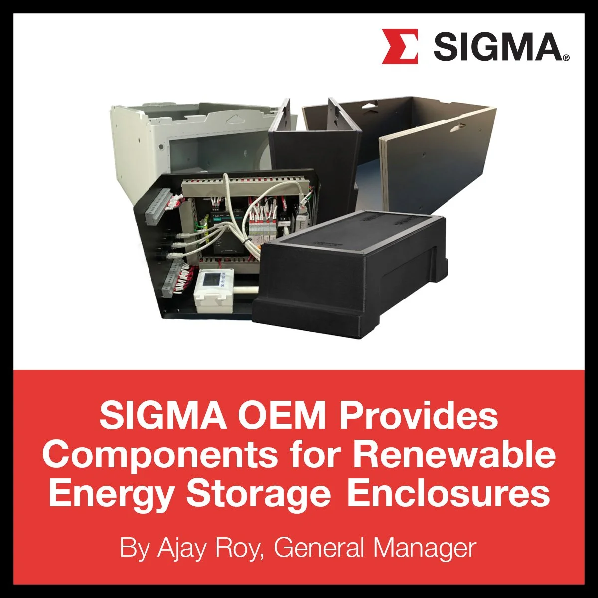 SIGMA OEM Provides Components for Renewable Energy Storage Enclosures