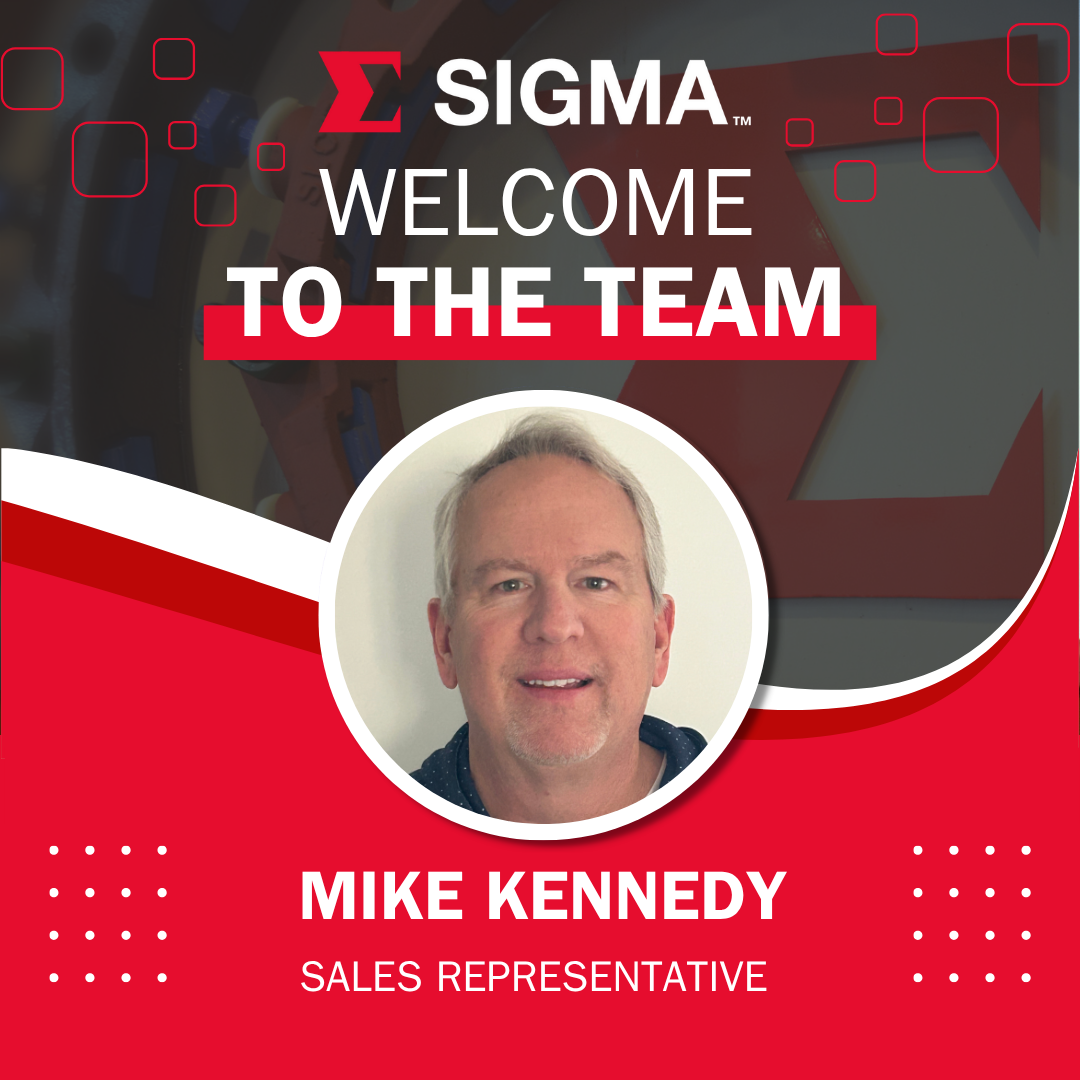 SIGMA Welcomes Mike Kennedy, Sales Rep for Delaware, Maryland, and Virginia