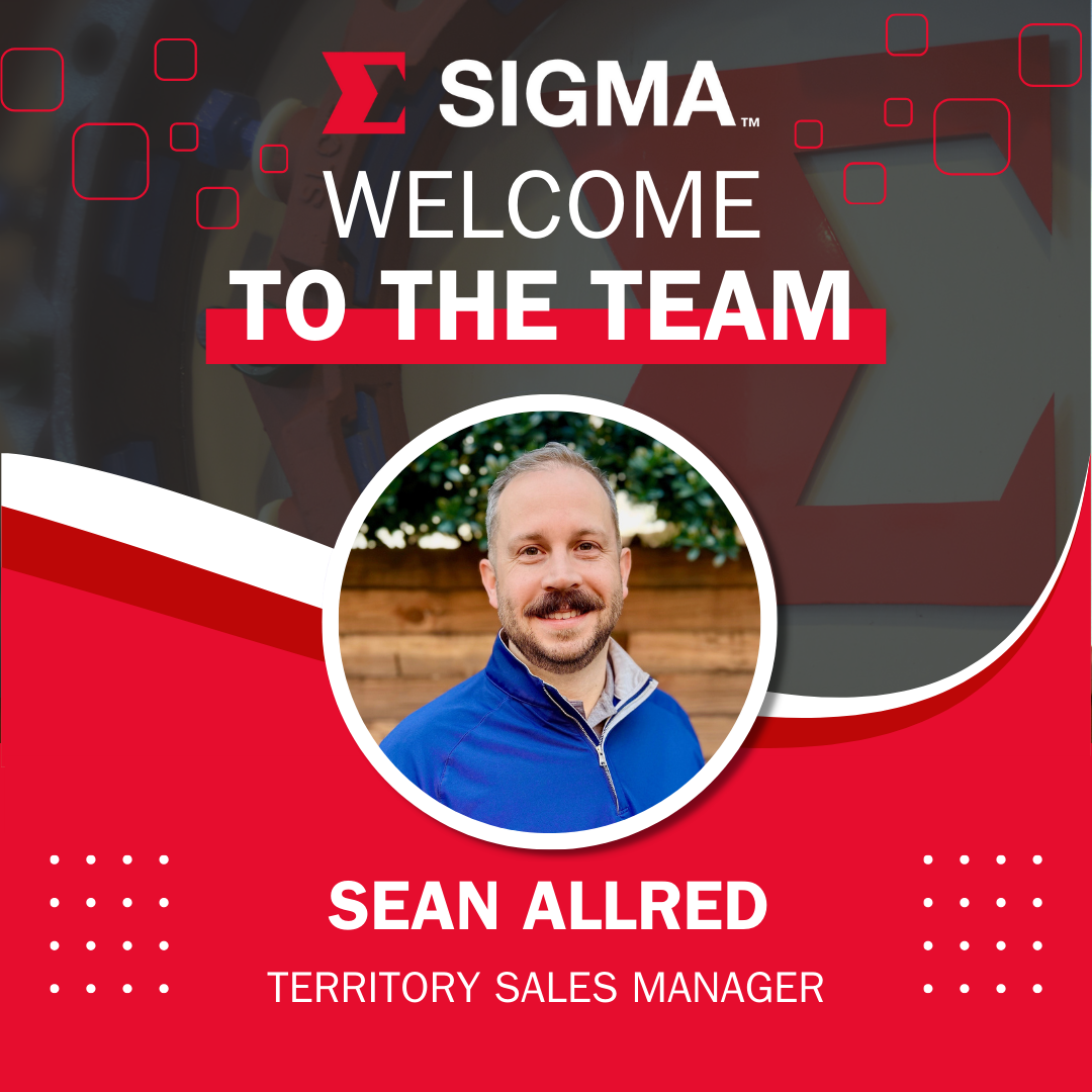 SIGMA Welcomes Sean Allred, Territory Sales Manager&nbsp;