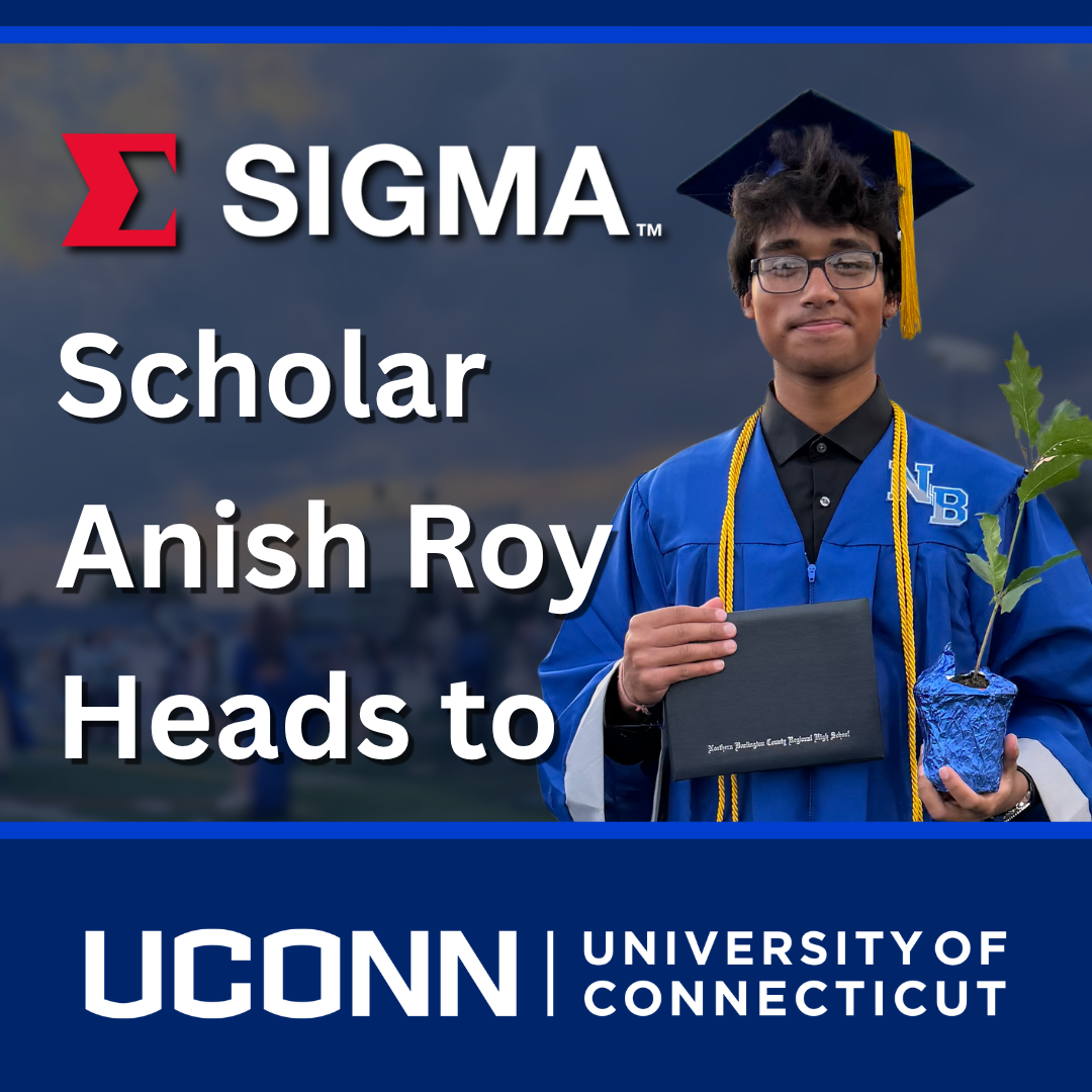 SIGMA Scholar Anish Roy Heads to UConn&nbsp;