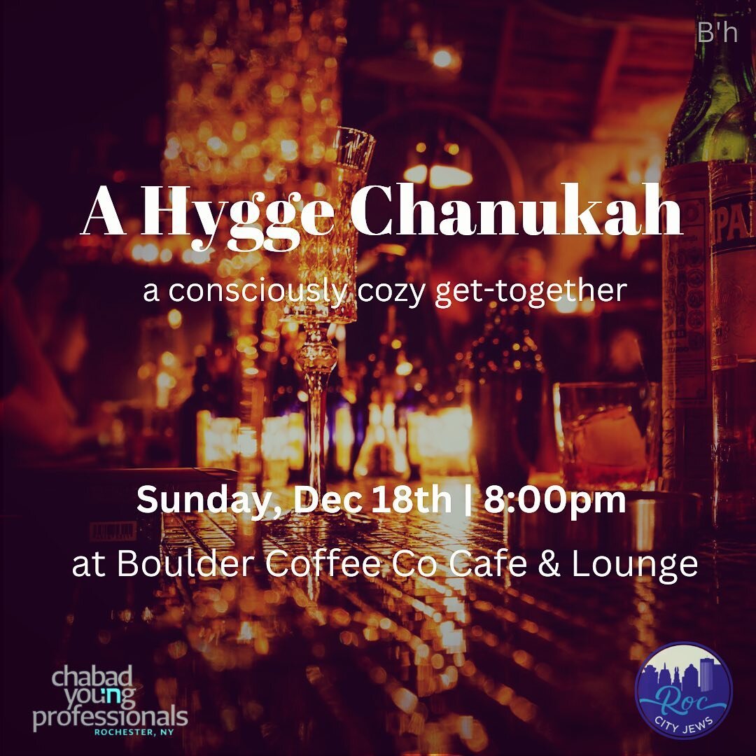 Join YJP and Roc city Jews for a cozy Chanukah party @bouldercoffeeco Featuring live Jazz with @theswooners fresh latke bar, cheese boards, Menorah lighting and beer, wine &amp; drinks bar!!

⚡️Early bird is now open for a limited time so grab your s