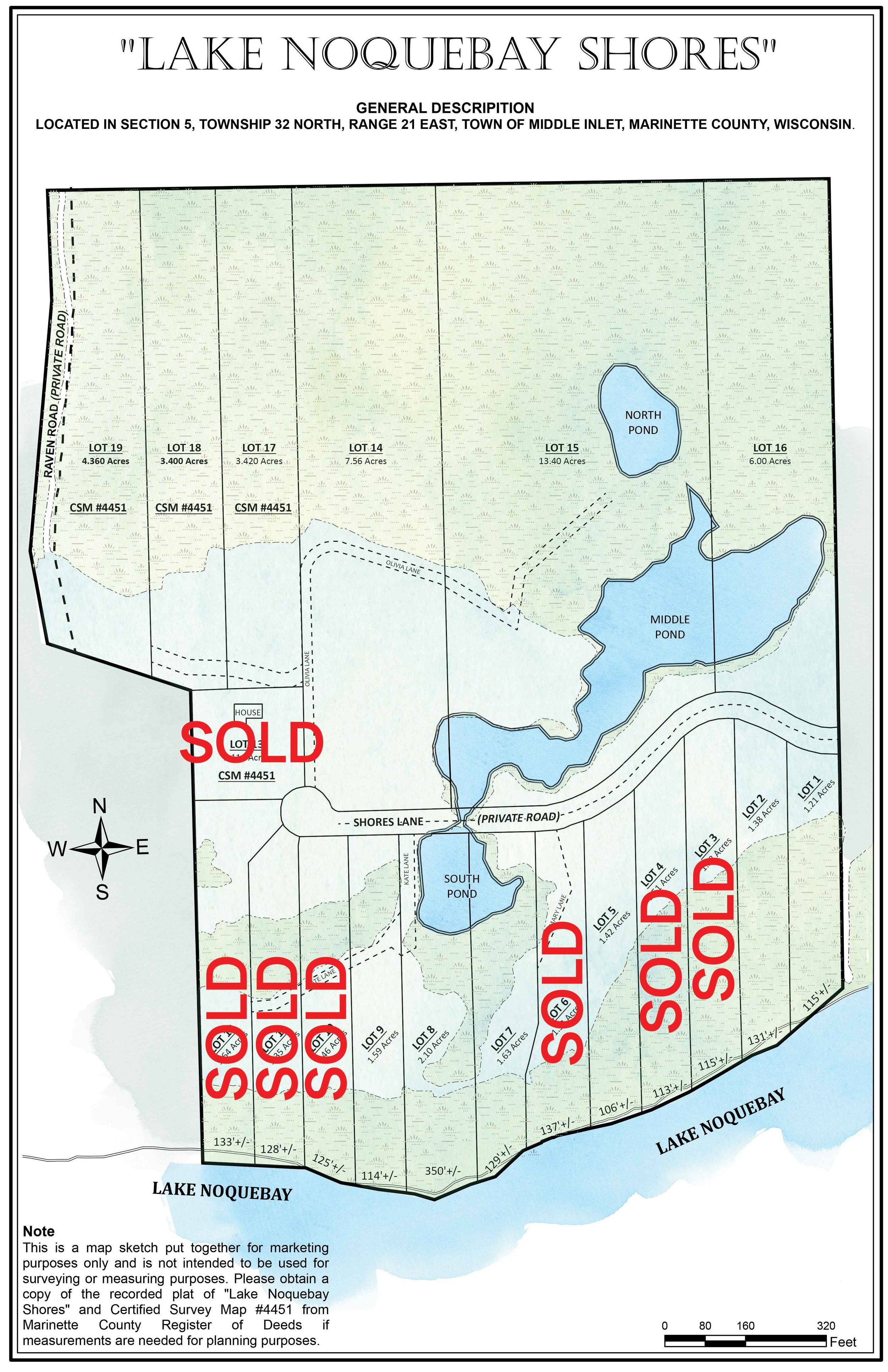 Available Lots — Lake Noquebay Shores