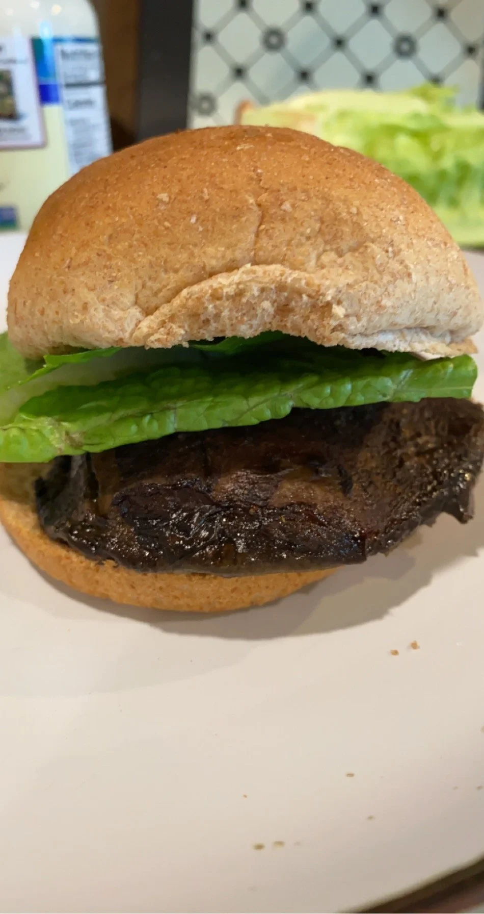 Cajun Mushroom Burger