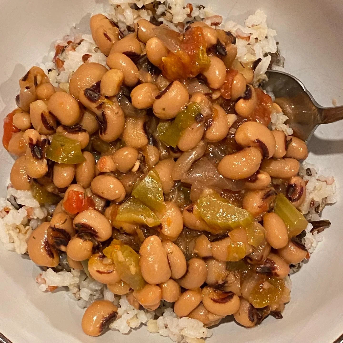 Plant-Based Hoppin’ John (Black Eyed Peas &amp; Rice)