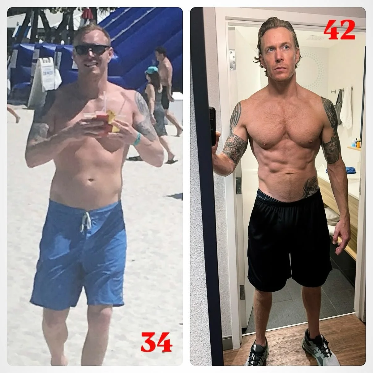 ‼️Happy trainer/friend alert ‼️ 

Eight years older and better than ever. 

Aging with strength is available for every single one of you. It produces direction, pride and pain-free days, which were the 3️⃣ core things me and this guy worked on togeth