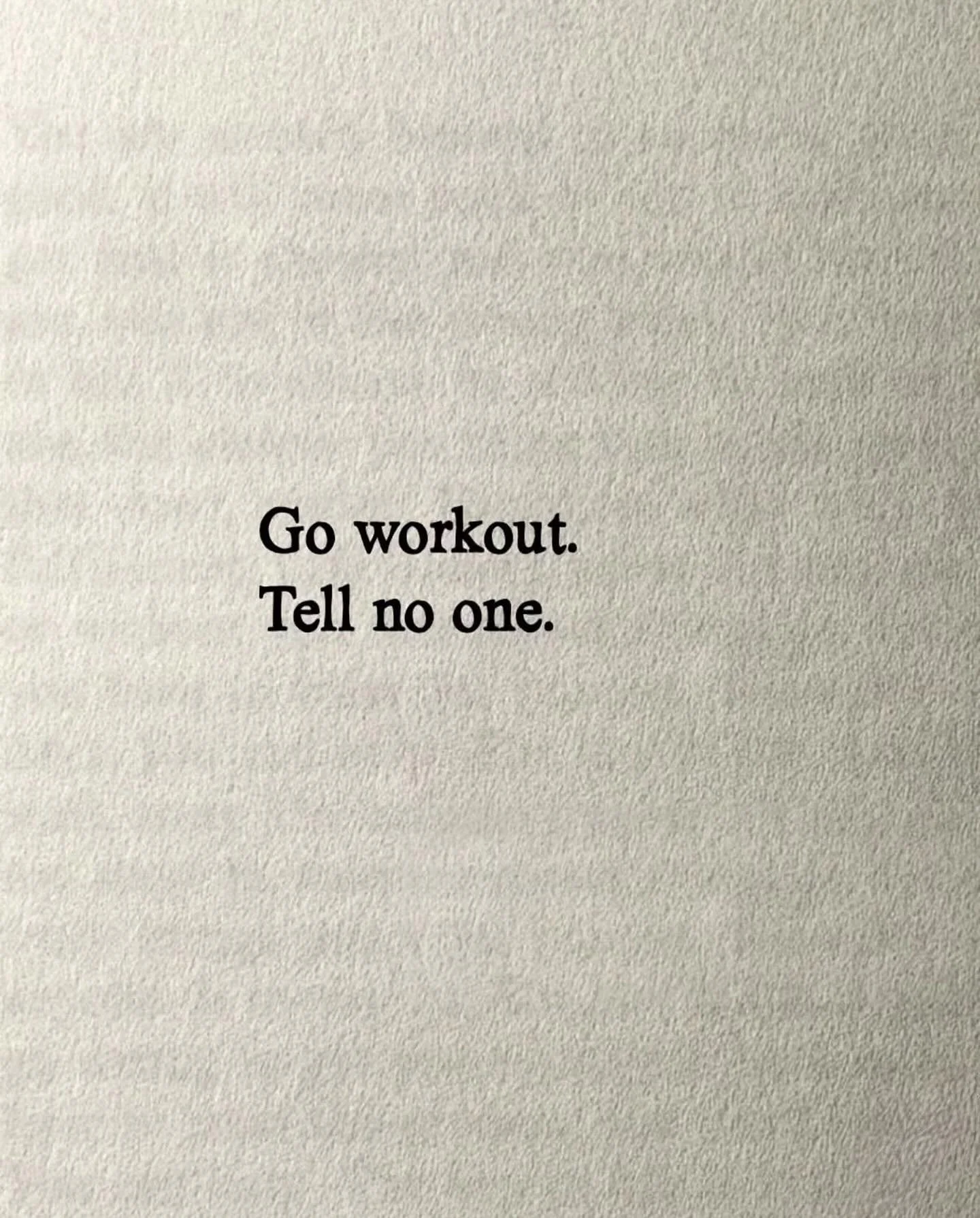 Let&rsquo;s do it for ourselves today. ✨💪