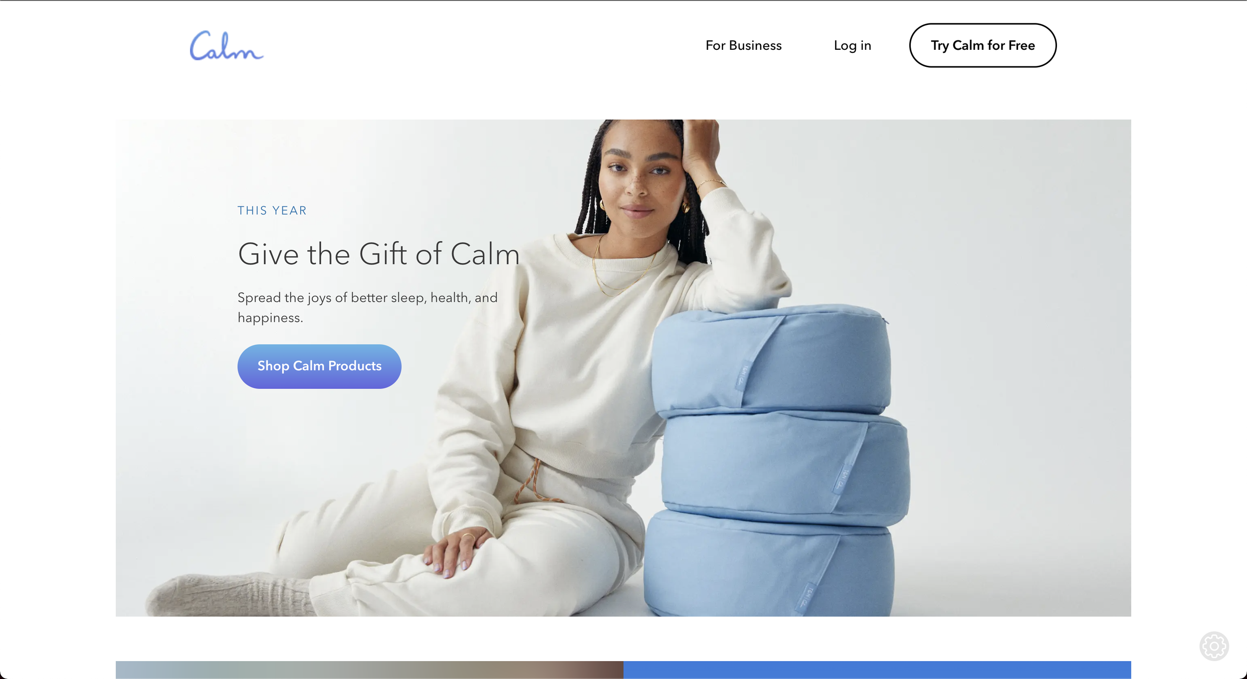 Calm - Retail Website