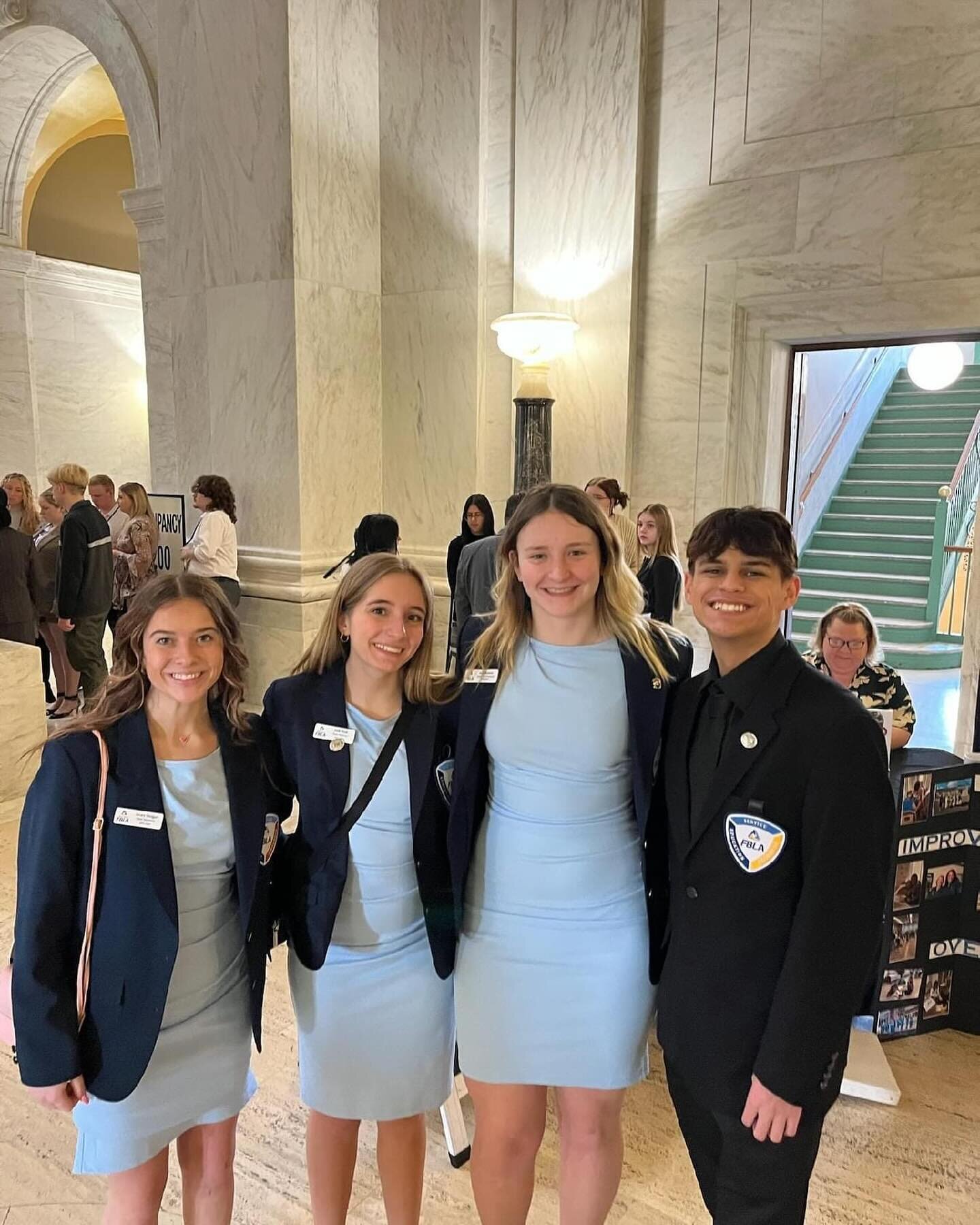 Great day at the capital! Thank you for having us and giving us an opportunity to network! 🩵🩵🩵