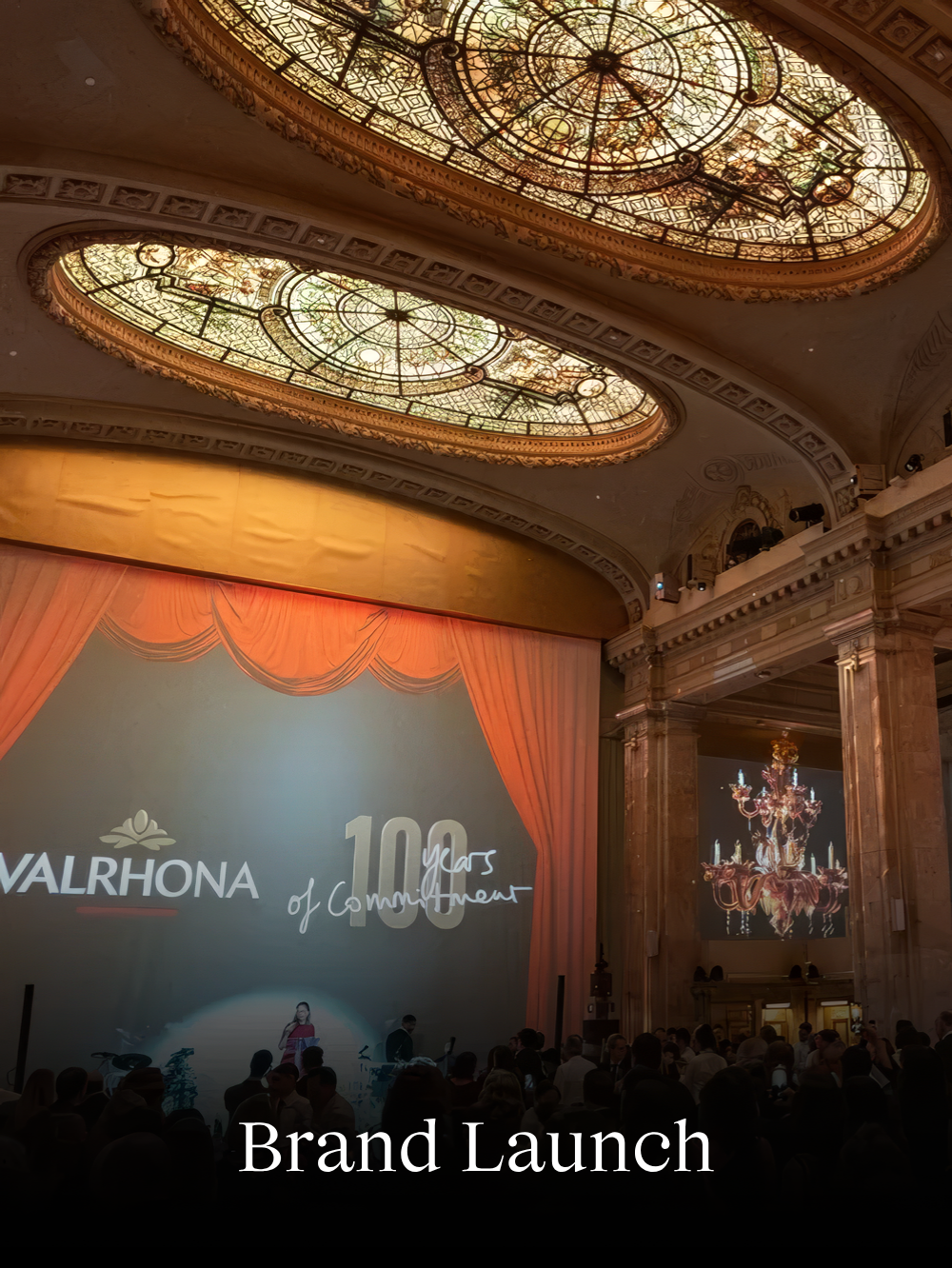 Valrhona 100-year anniversary milestone celebration in historic luxury venue