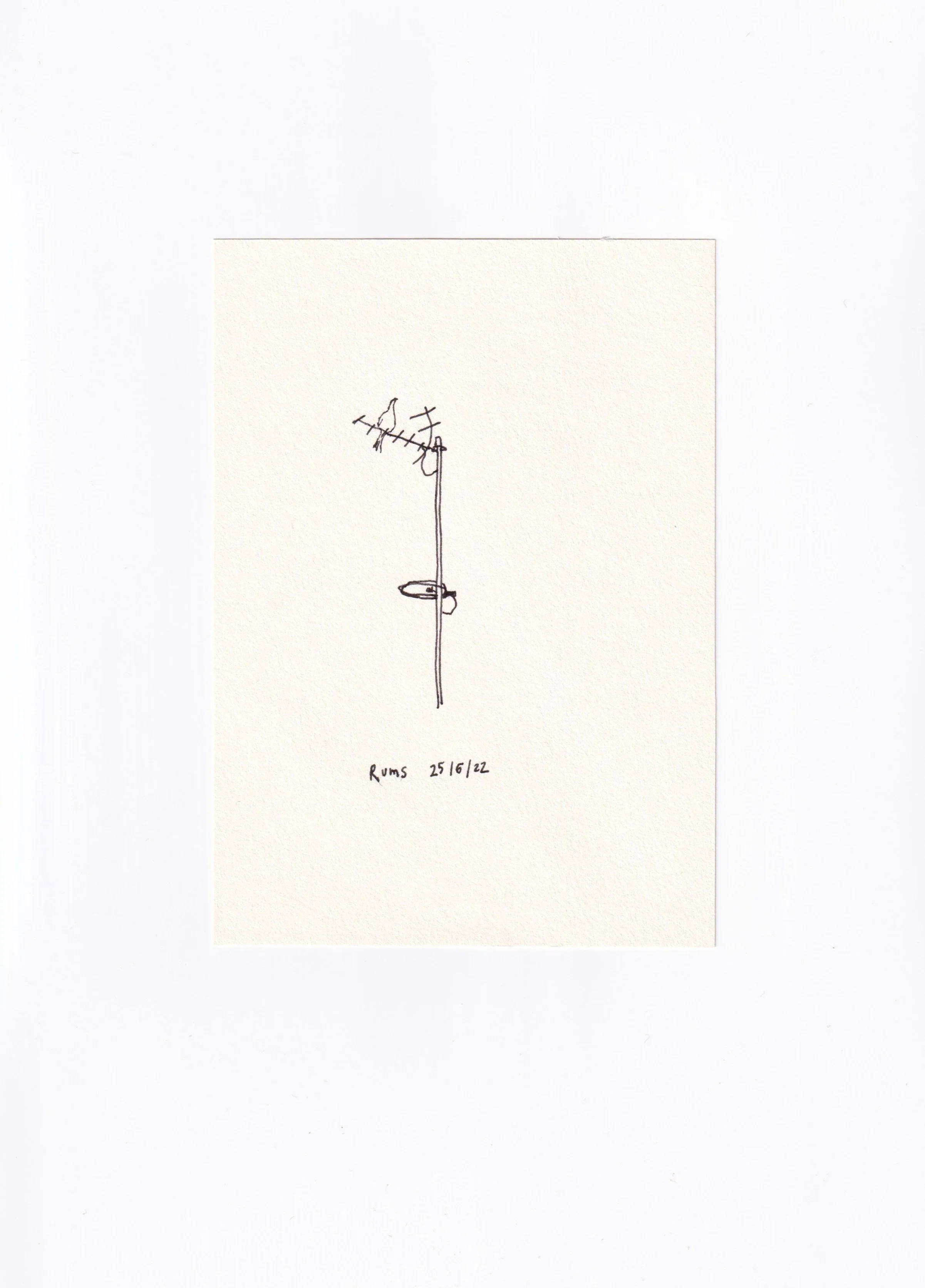 Constanze Weis Zeichnung Minimal Rums Kunst Berlin
