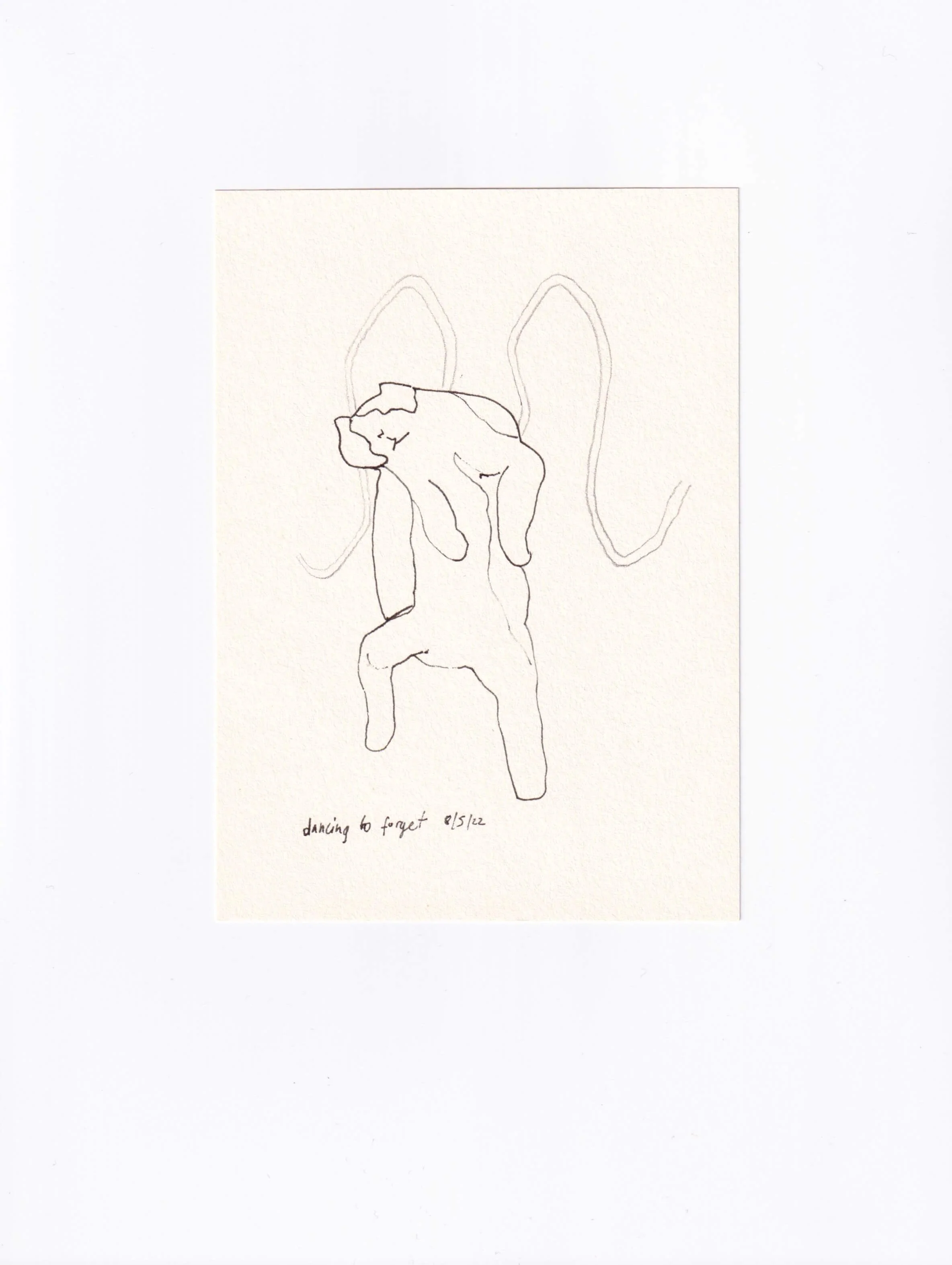 Constanze Weis: Dandong to forget / Fineliner Zeichnung / Kunst