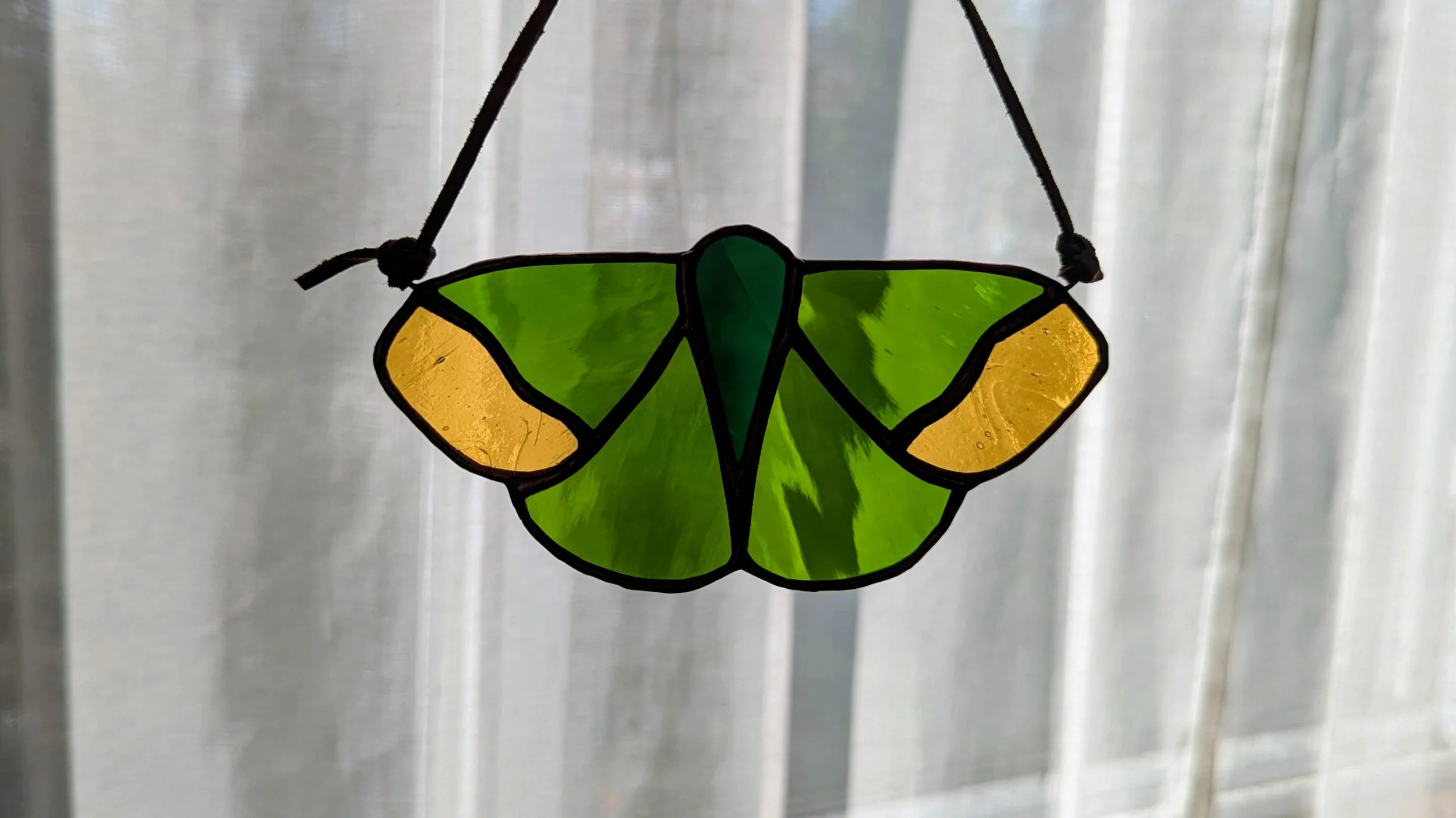 Green Moth Suncatcher