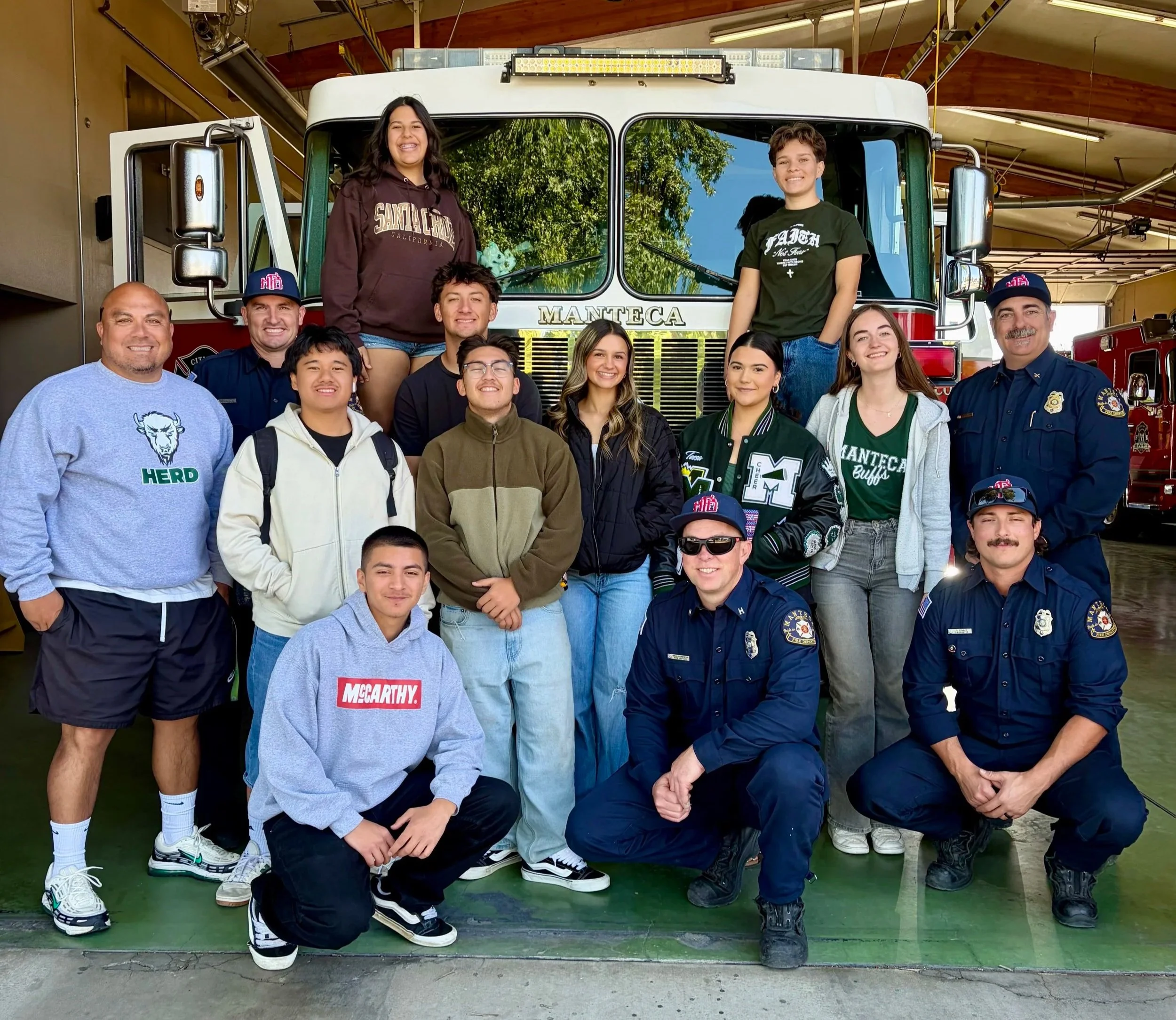 Sparks of creativity: Manteca High CTE students partner with Manteca Fire