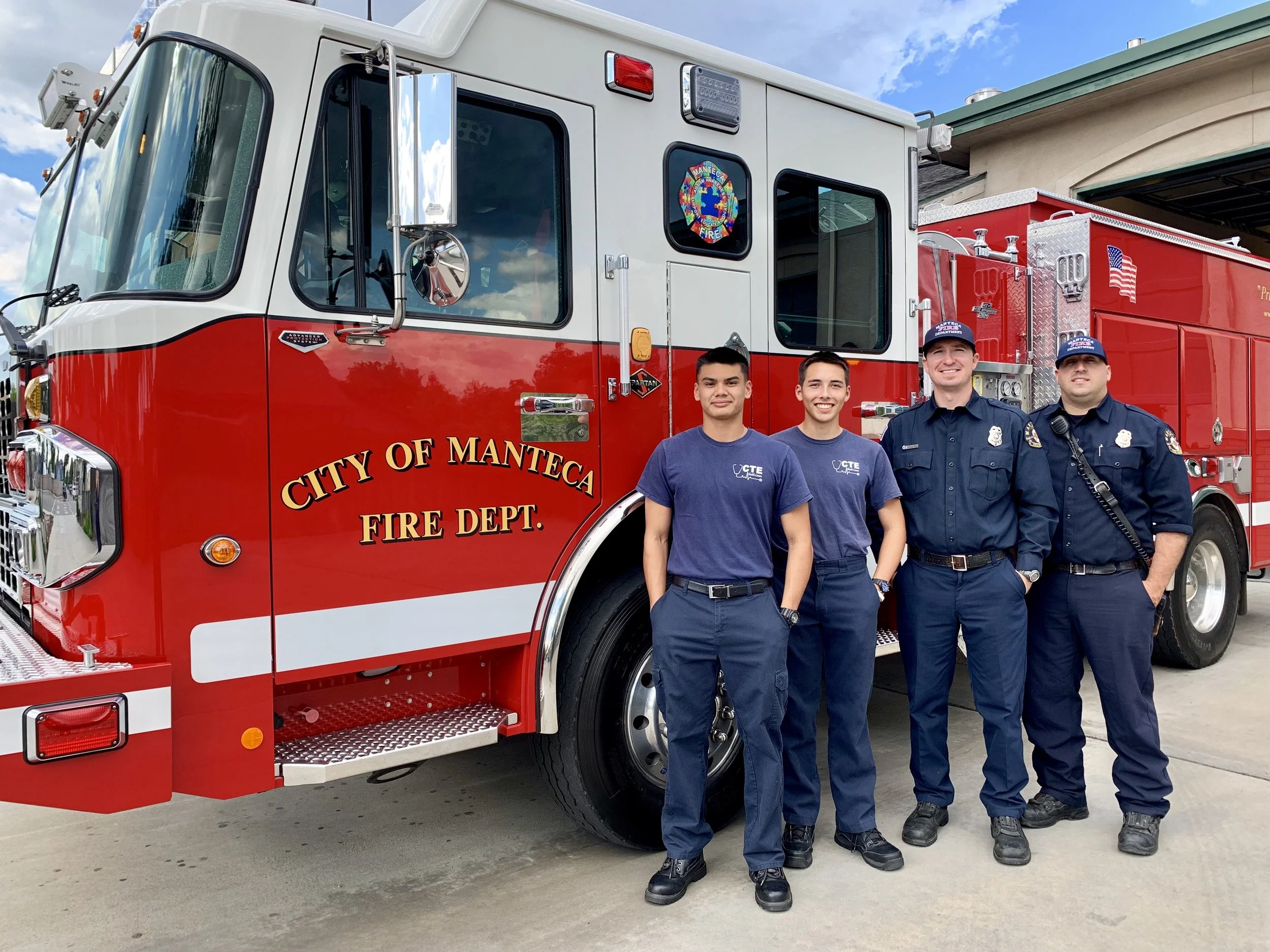 Former Manteca High CTE student Tyler Ellks is member of Manteca Fire New Hire Academy