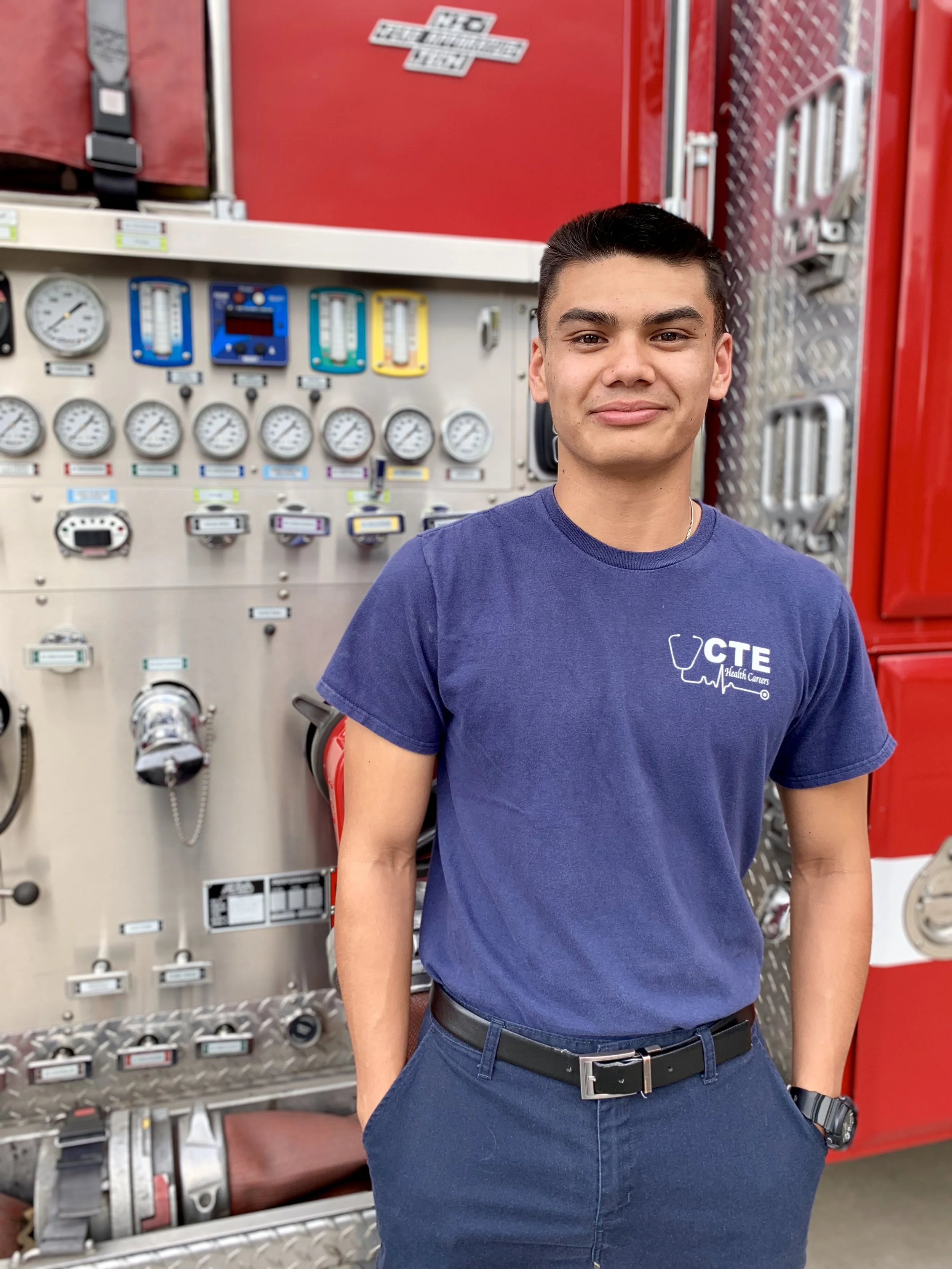 Former Manteca High CTE student Tyler Ellks is member of Manteca Fire New Hire Academy