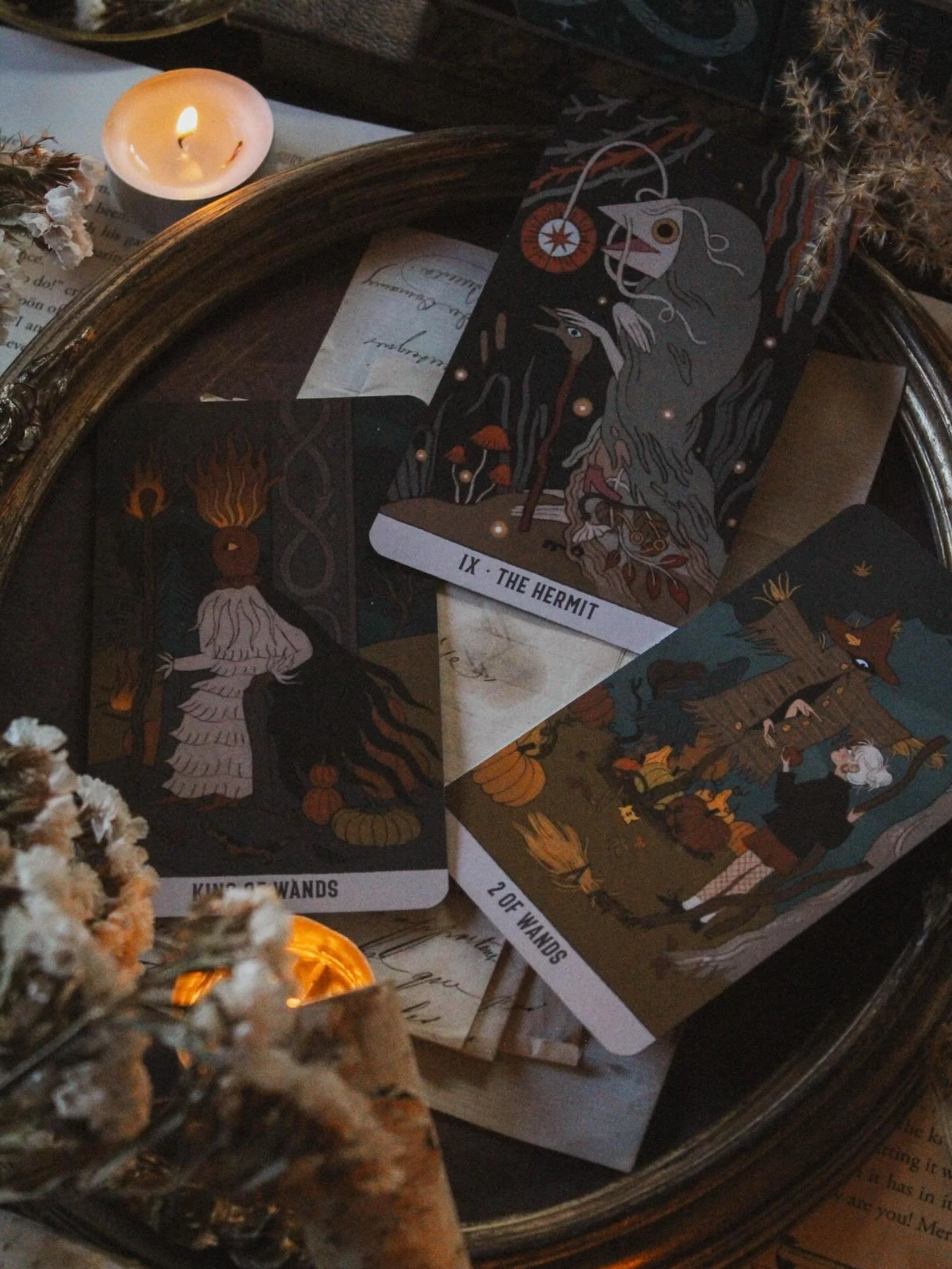 ✨Introducing Wicked Moon Tarot✨

Wicked Moon Tarot looks bright, folkloric, almost innocent at first glance&mdash;but reading with it felt like being told to stop indulging my emotions and step up instead. 

No coddling. No soft landings. Just a clea