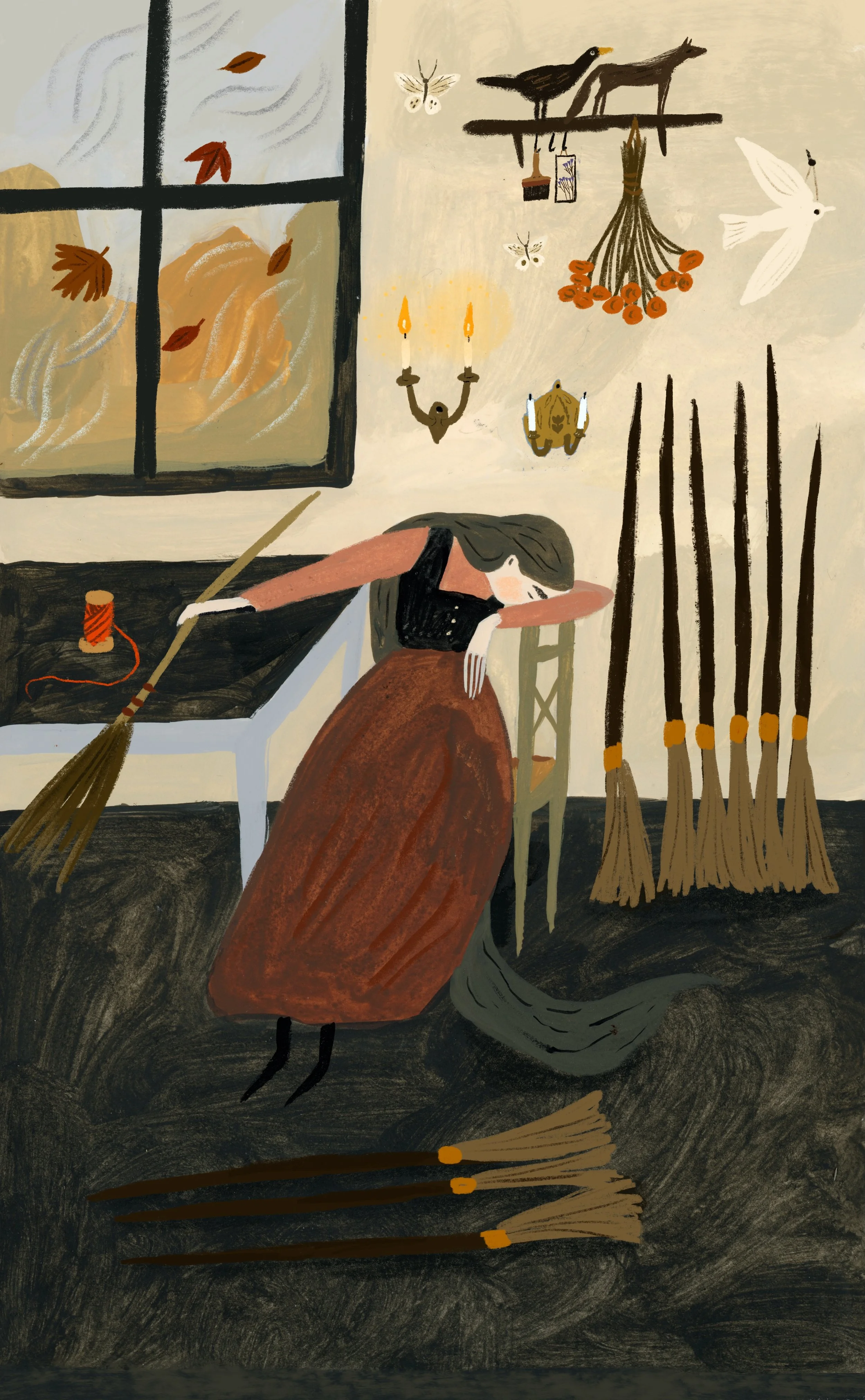 Ten of Autumn Wands
