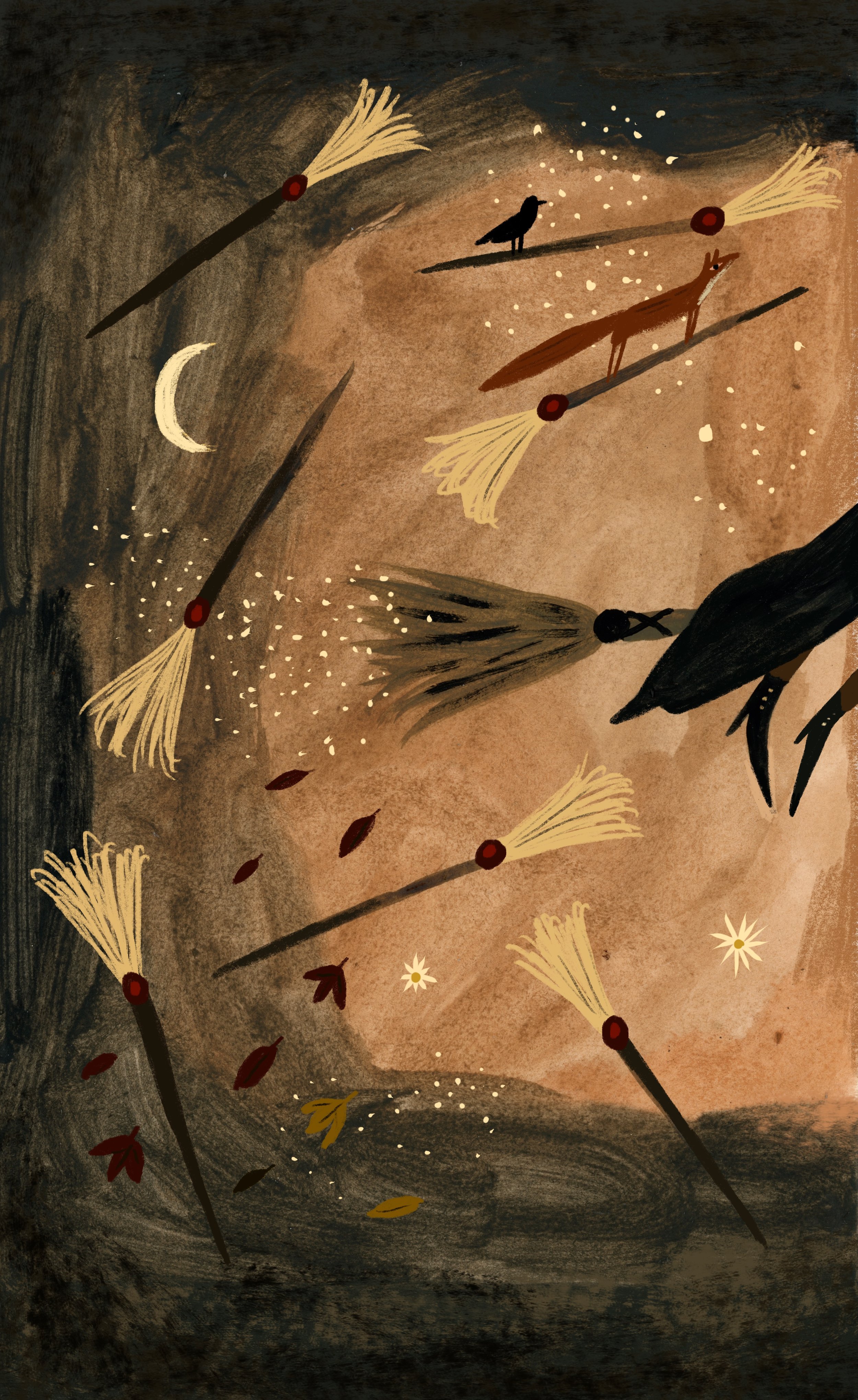Eight of Autumn Wands