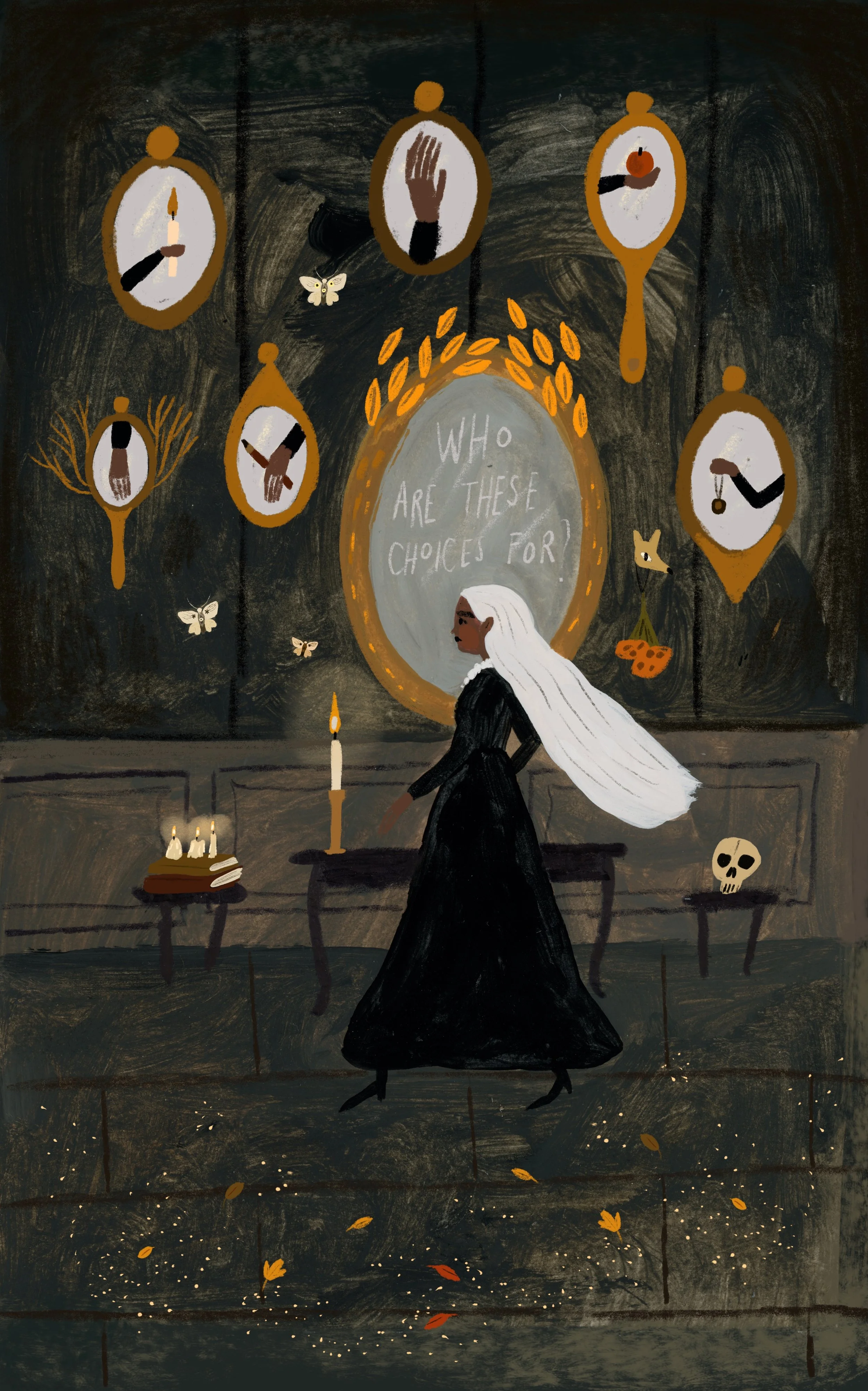 Seven of Autumn Pentacles